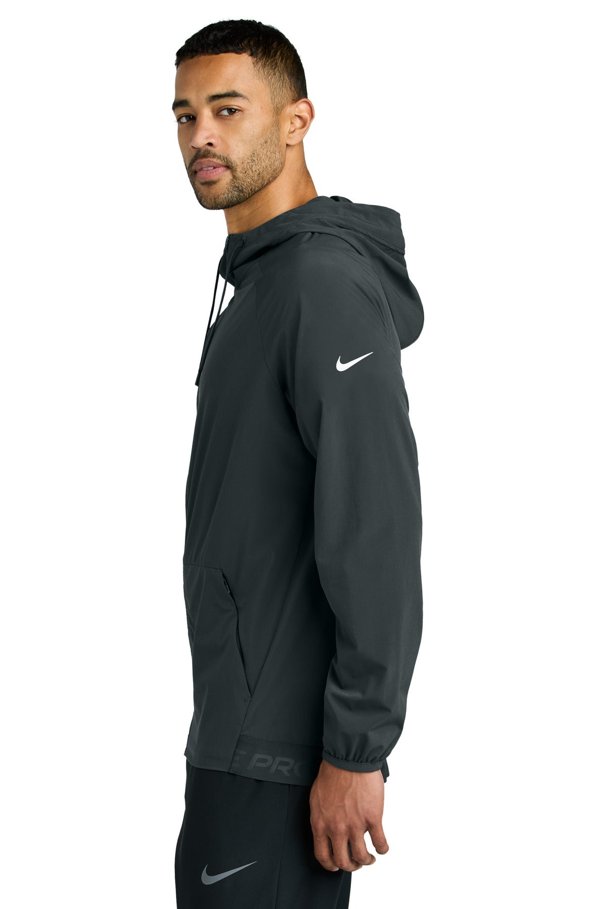 Nike Pro Hooded Jacket NKFQ4761 - Anthracite - side