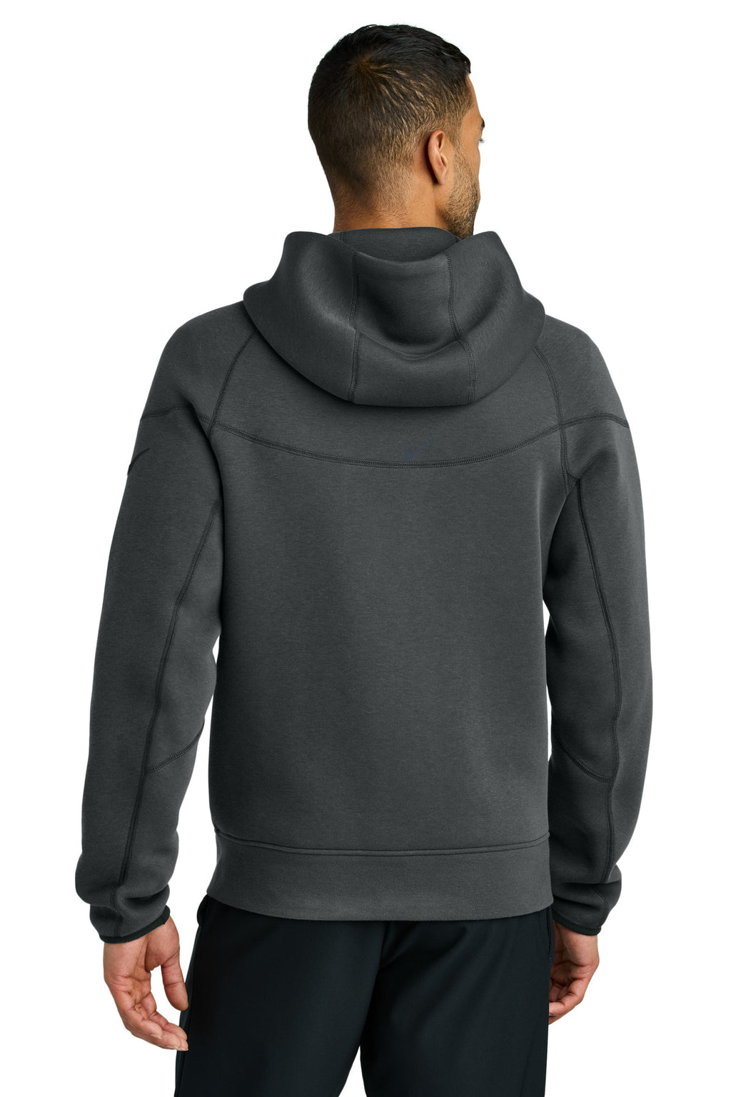 Nike Tech Fleece Full-Zip Hoodie NKFQ4762 - Anthracite Heather - back