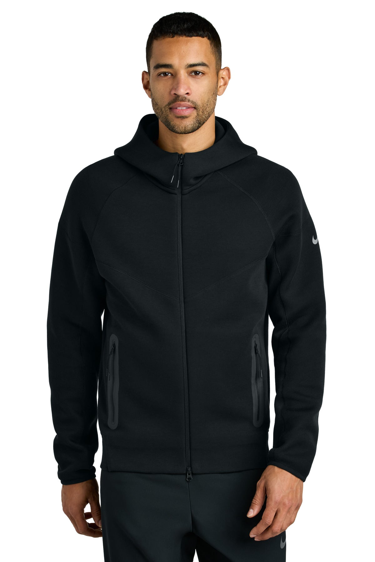 Nike Tech Fleece Full-Zip Hoodie NKFQ4762 - Black - front
