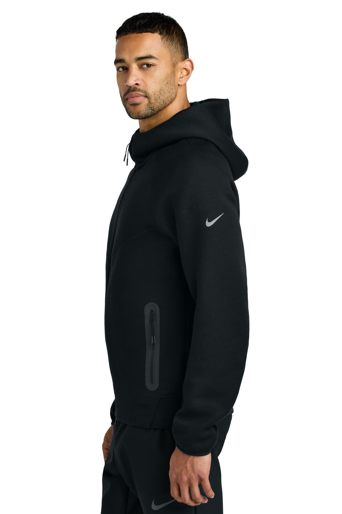 Nike Tech Fleece Full-Zip Hoodie NKFQ4762 - Black - side