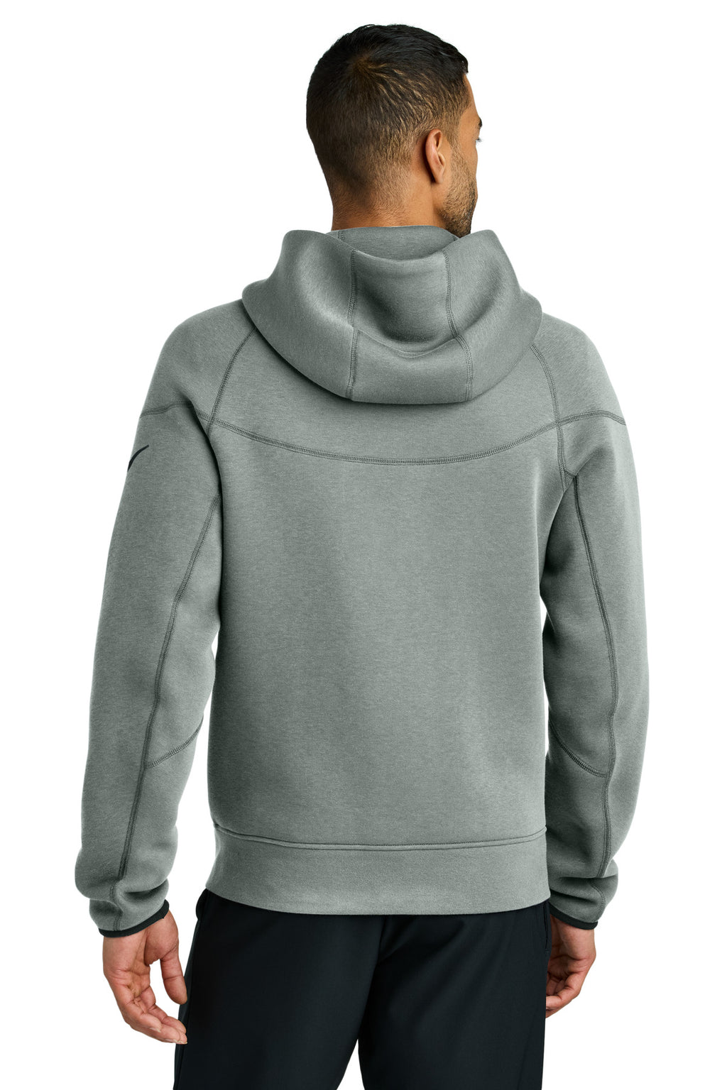 Nike Tech Fleece Full-Zip Hoodie NKFQ4762 - Dark Grey Heather - back