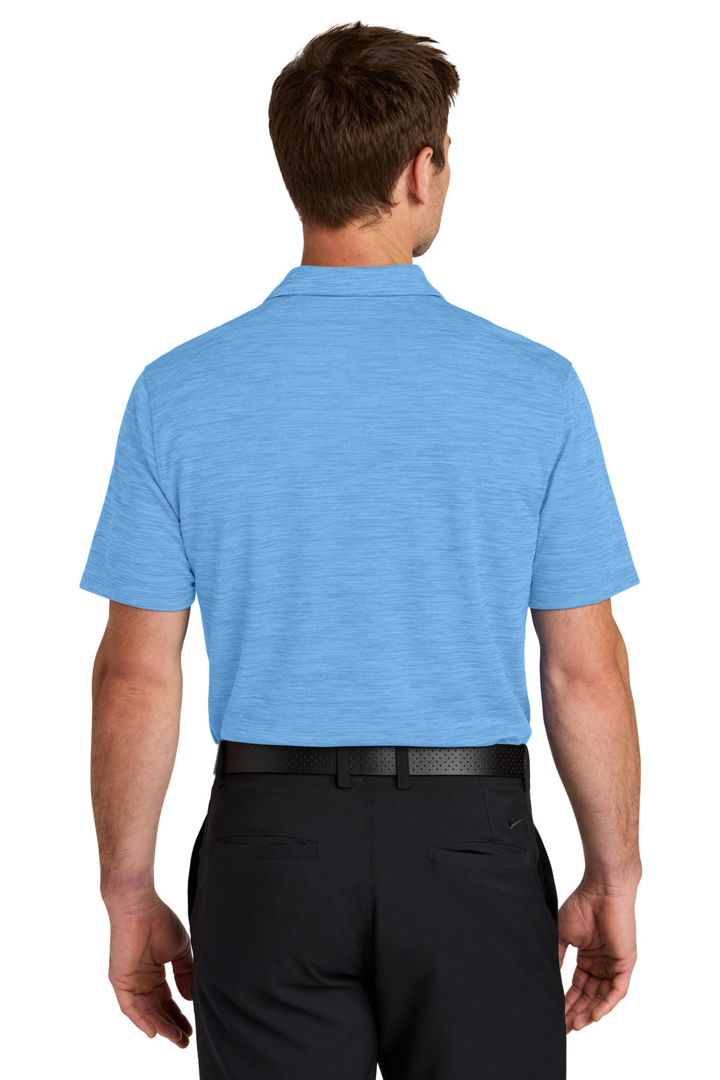 Nike Dri-FIT Striated Polo NKFQ4792 - University Blue - back