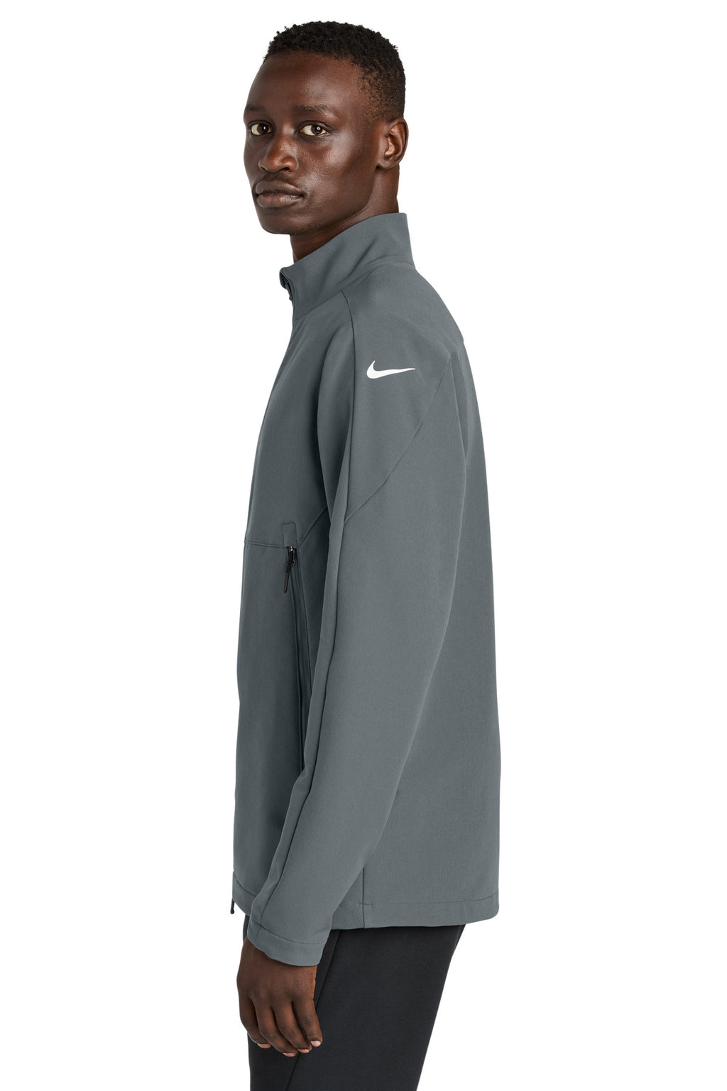 Nike Full-Zip Soft Shell Jacket NKHM7926 - Dark Grey - side