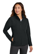 Nike Women's Full-Zip Soft Shell Jacket NKHM7937 - Black - front