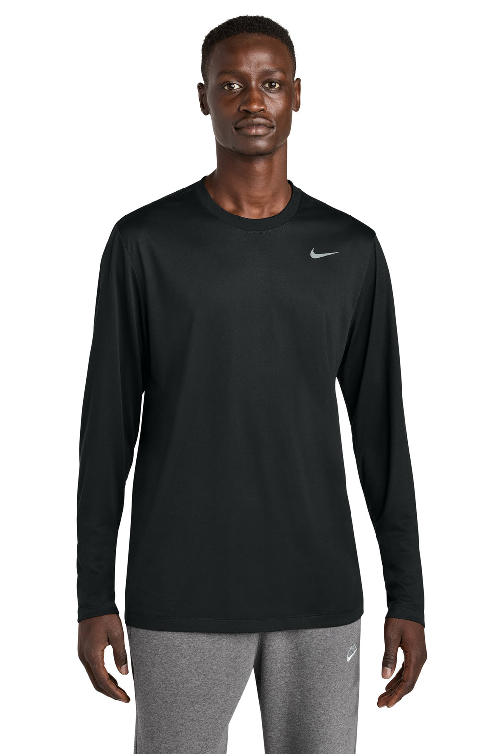 Nike Team rLegend Long Sleeve Tee NKHQ4550 - Black - front