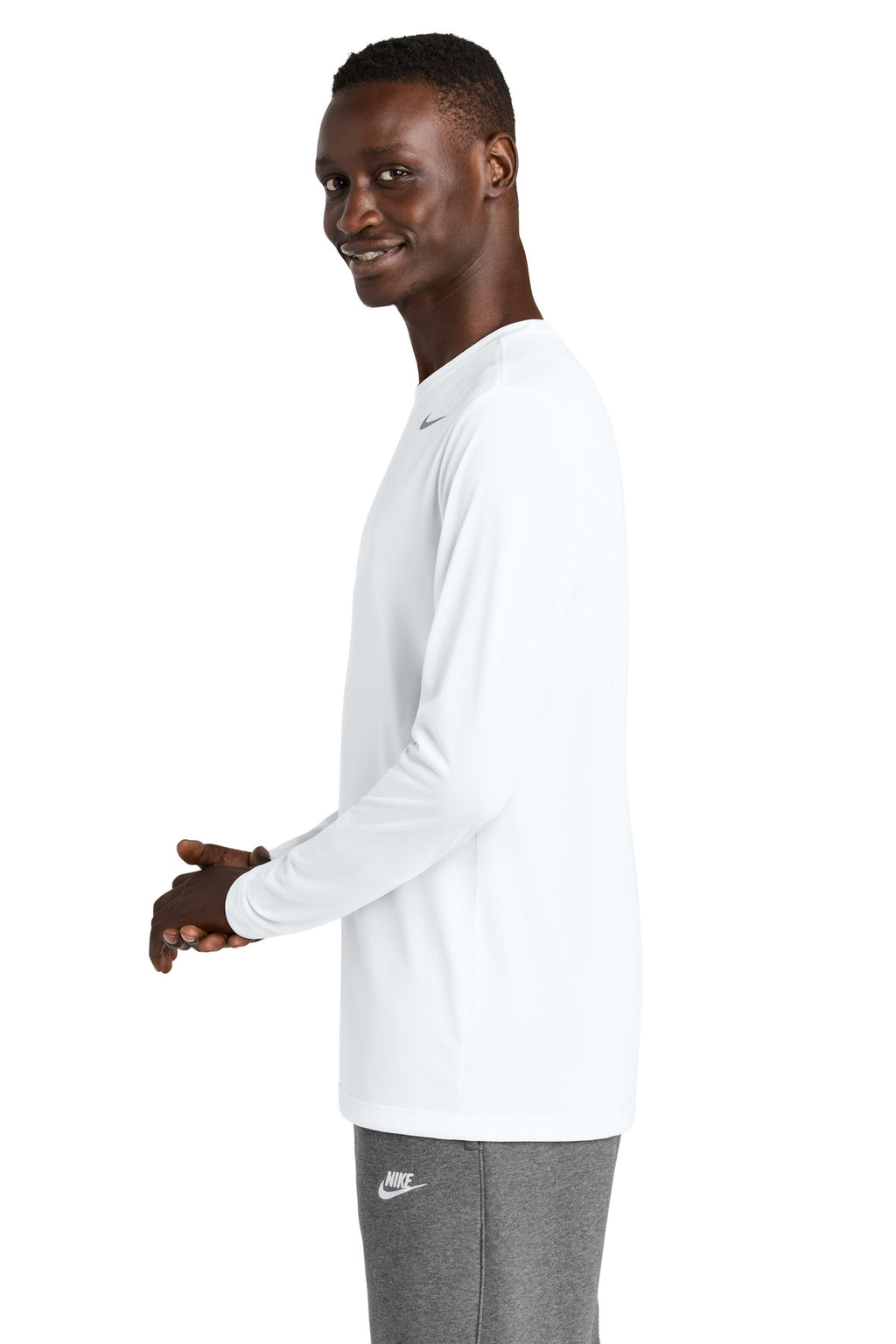 Nike Team rLegend Long Sleeve Tee NKHQ4550 - White - side