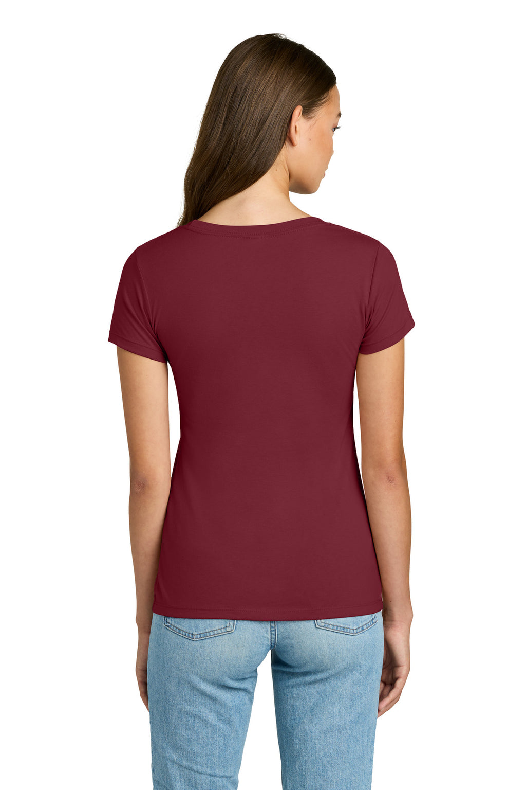 Next Level Apparel Women's Ideal Tee NL1510 - Cardinal - back