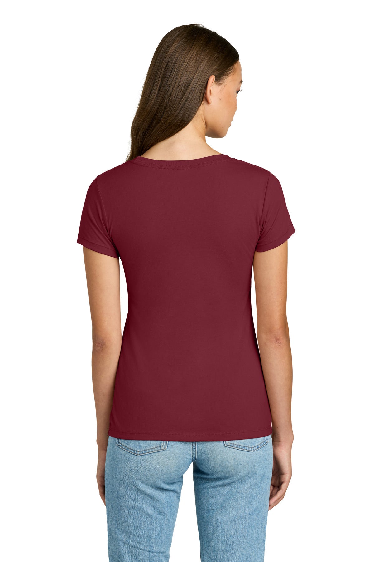 Next Level Apparel Women's Ideal Tee NL1510 - Cardinal - back