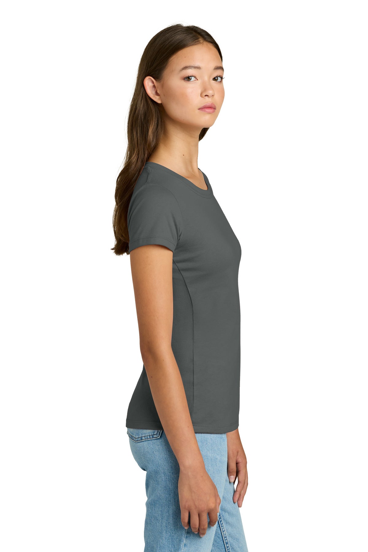 Next Level Apparel Women's Ideal Tee NL1510 - Dark Gray - side