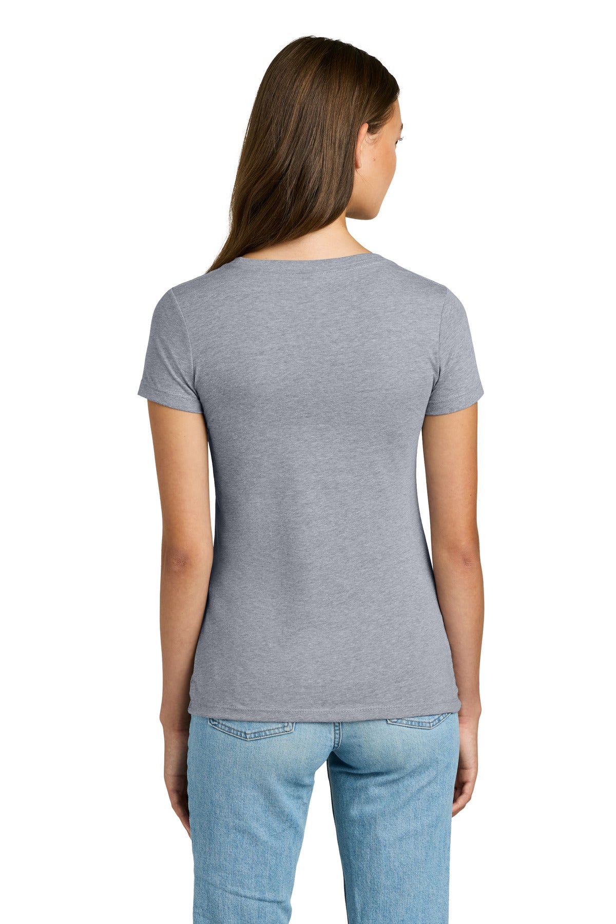 Next Level Apparel Women's Ideal Tee NL1510 - Heather Gray - back