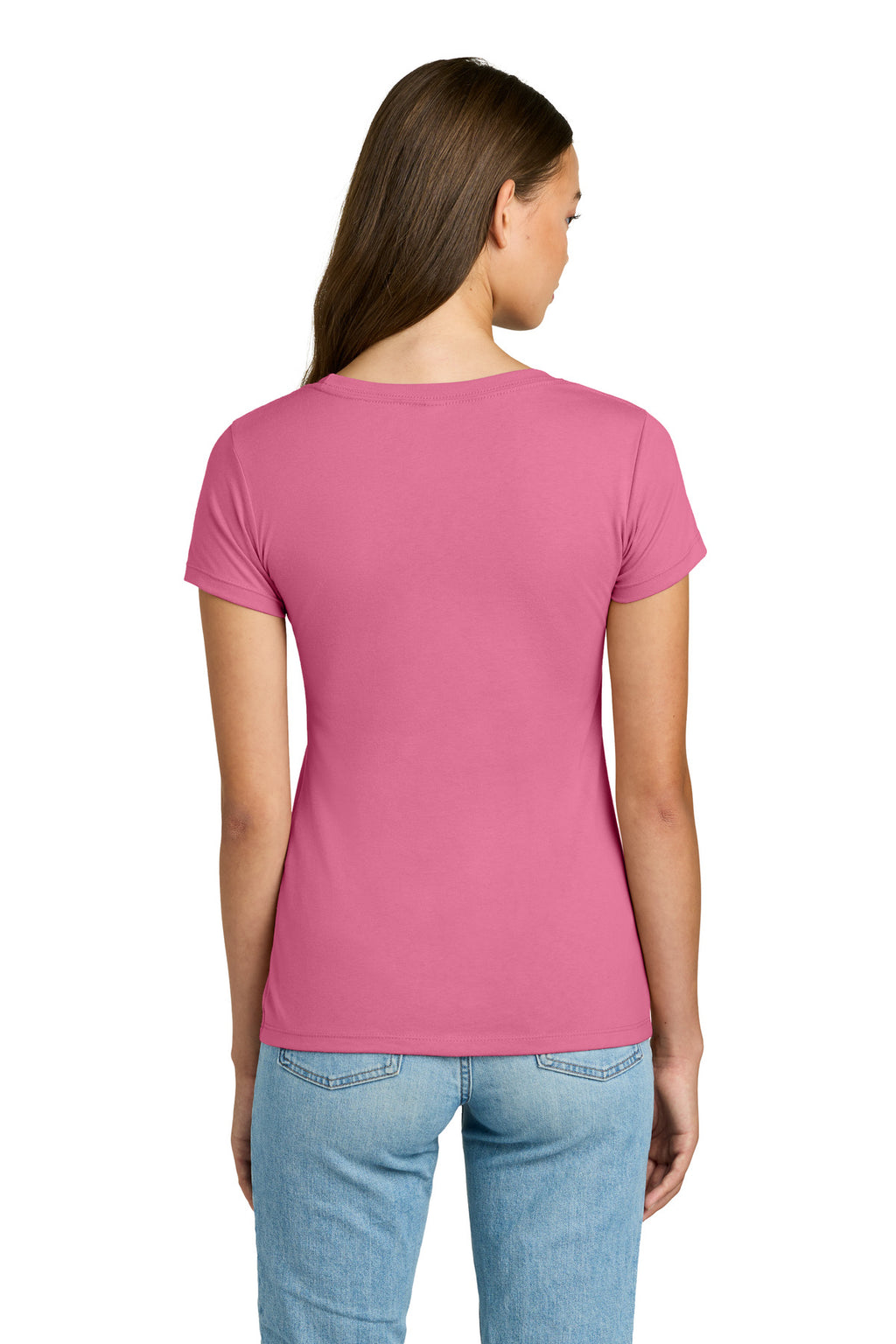 Next Level Apparel Women's Ideal Tee NL1510 - Hot Pink - back