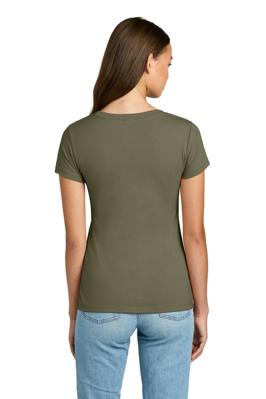 Next Level Apparel Women's Ideal Tee NL1510 - Military Green - back