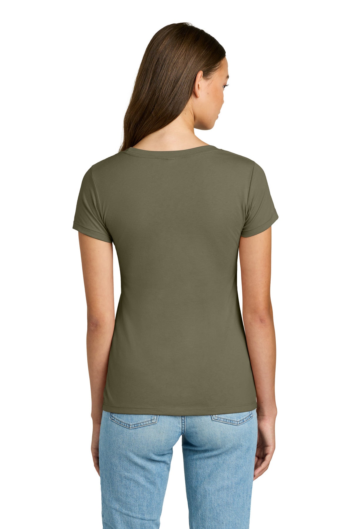 Next Level Apparel Women's Ideal Tee NL1510 - Military Green - back