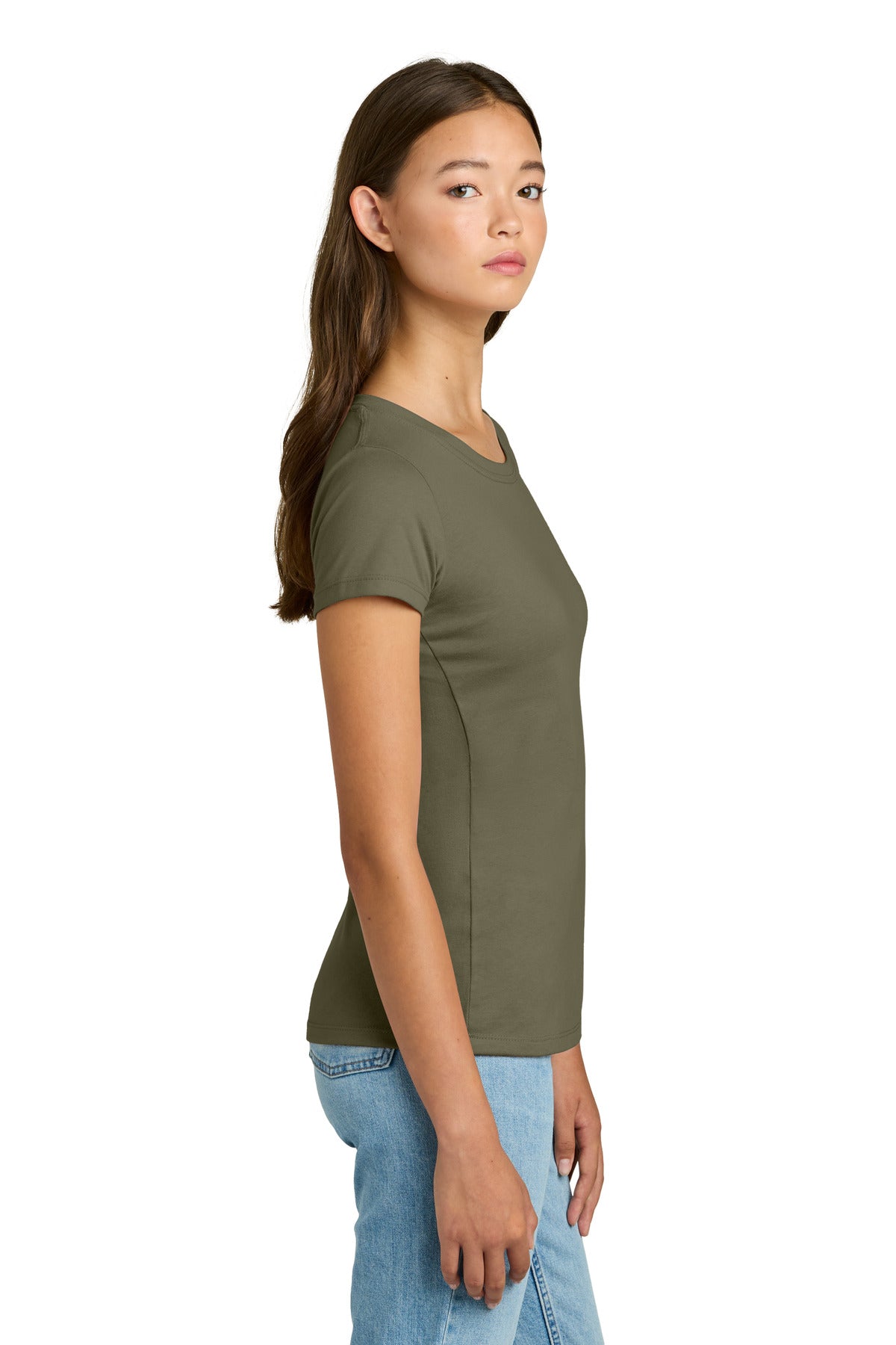 Next Level Apparel Women's Ideal Tee NL1510 - Military Green - side