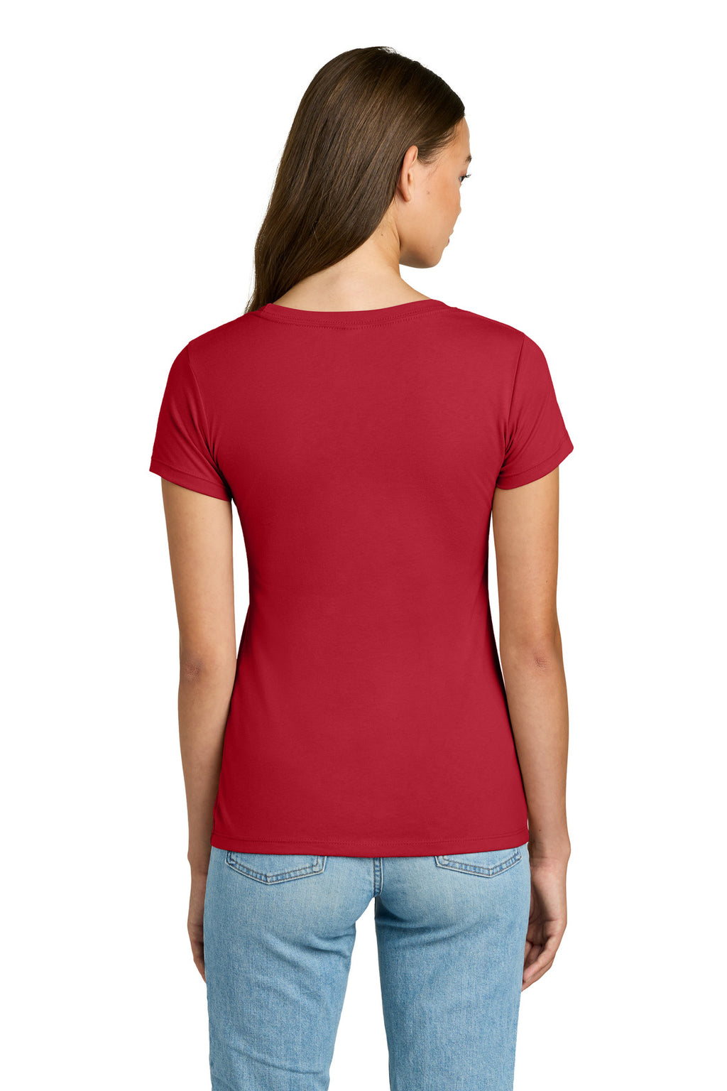 Next Level Apparel Women's Ideal Tee NL1510 - Red - back