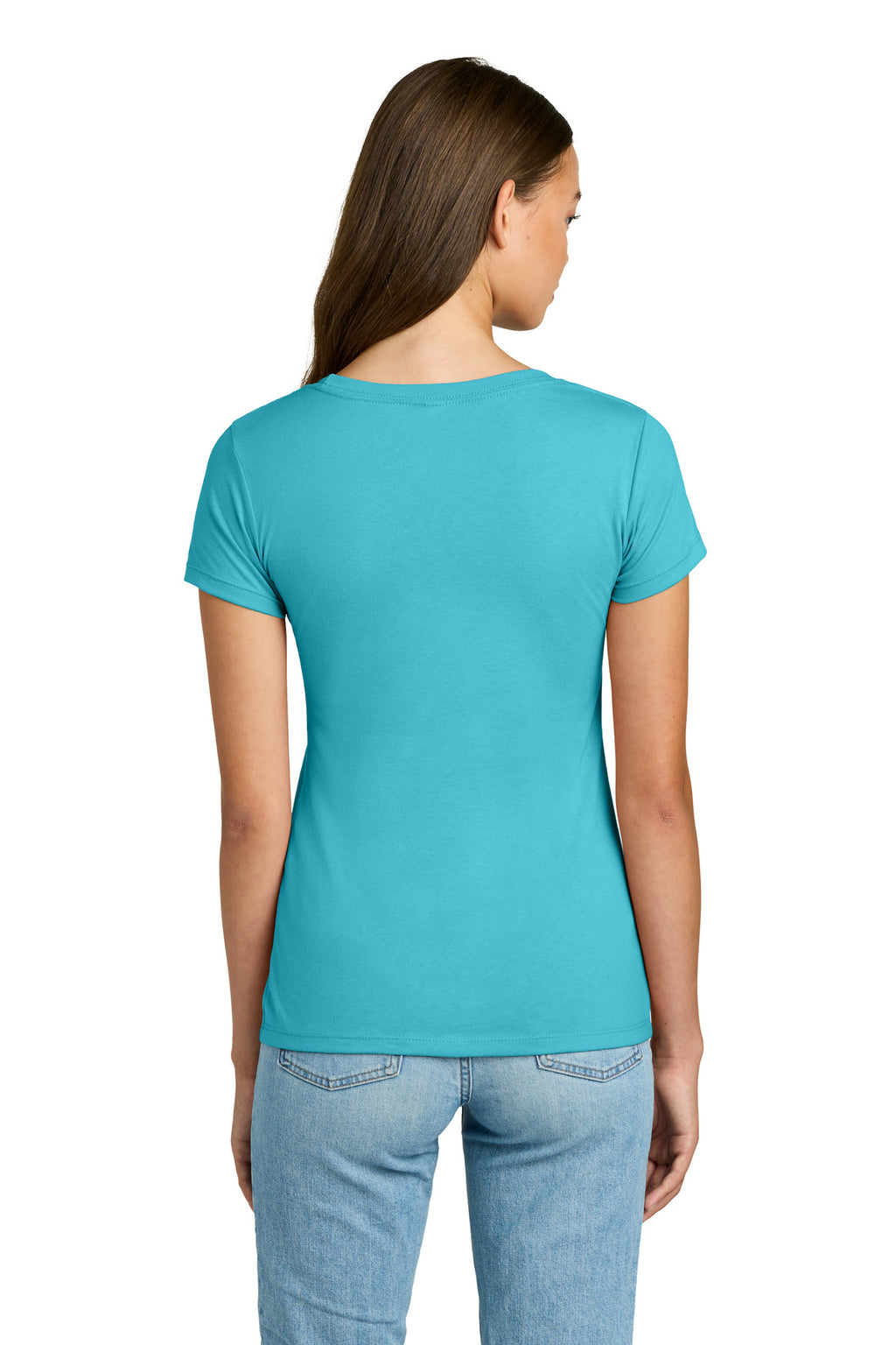 Next Level Apparel Women's Ideal Tee NL1510 - Tahiti Blue - back