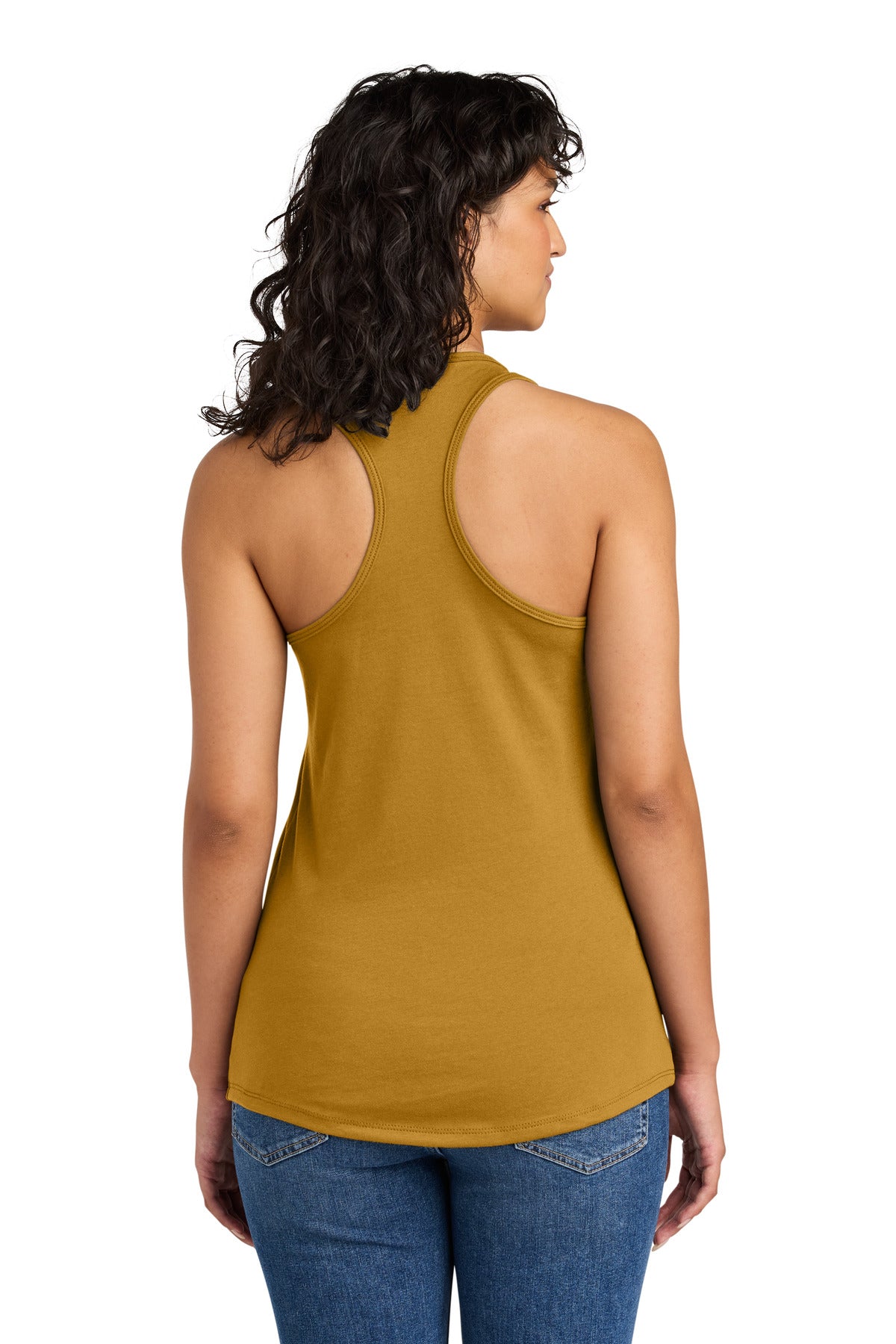 Next Level Apparel Women's Ideal Racerback Tank NL1533 - Antique Gold - back