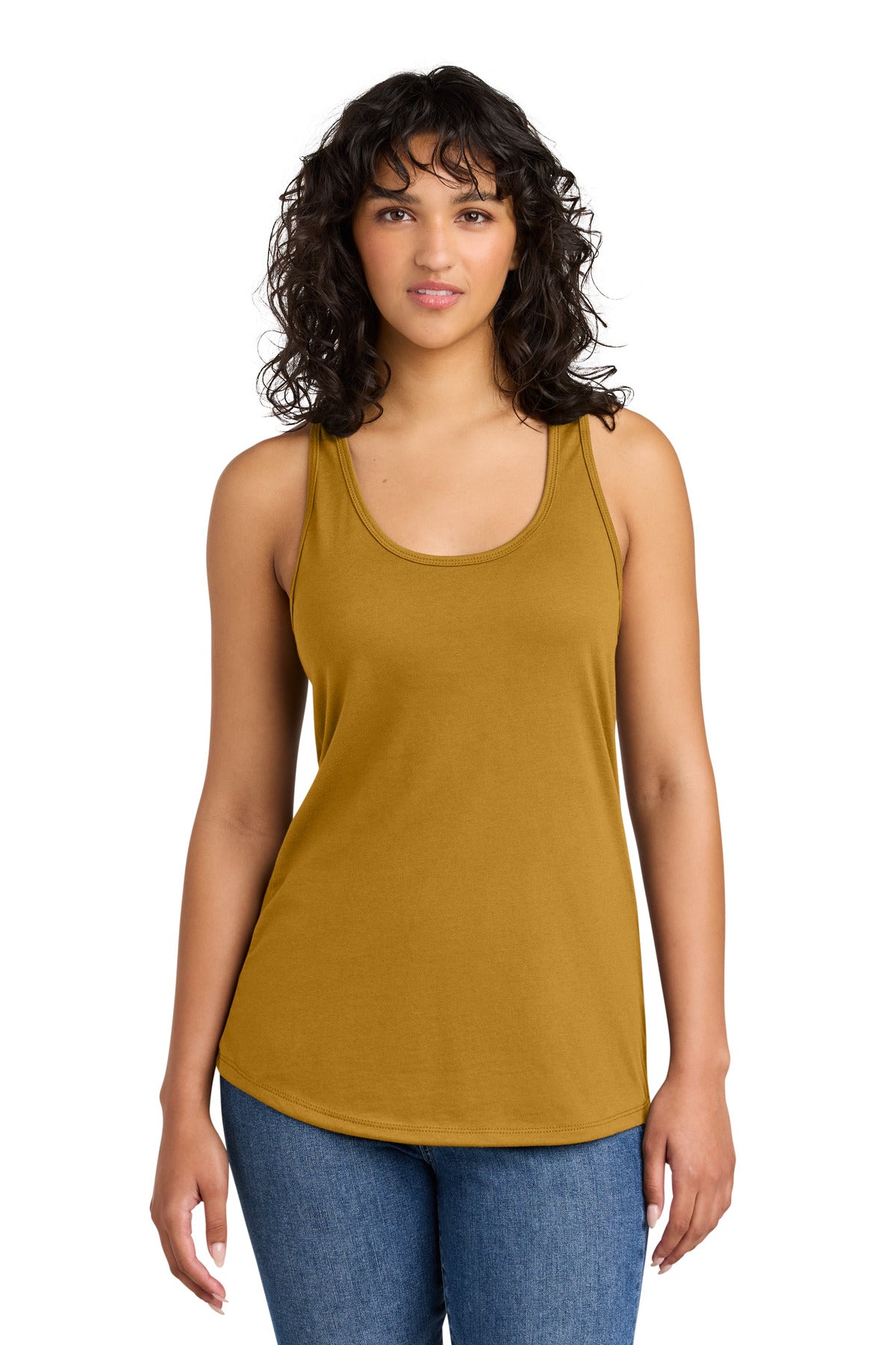 Next Level Apparel Women's Ideal Racerback Tank NL1533 - Antique Gold - front