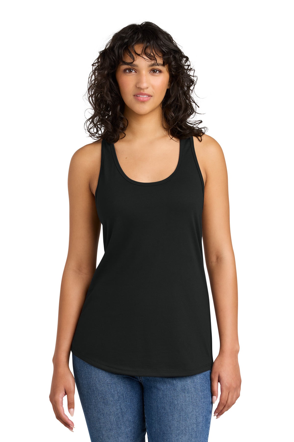 Next Level Apparel Women's Ideal Racerback Tank NL1533 - Black - front