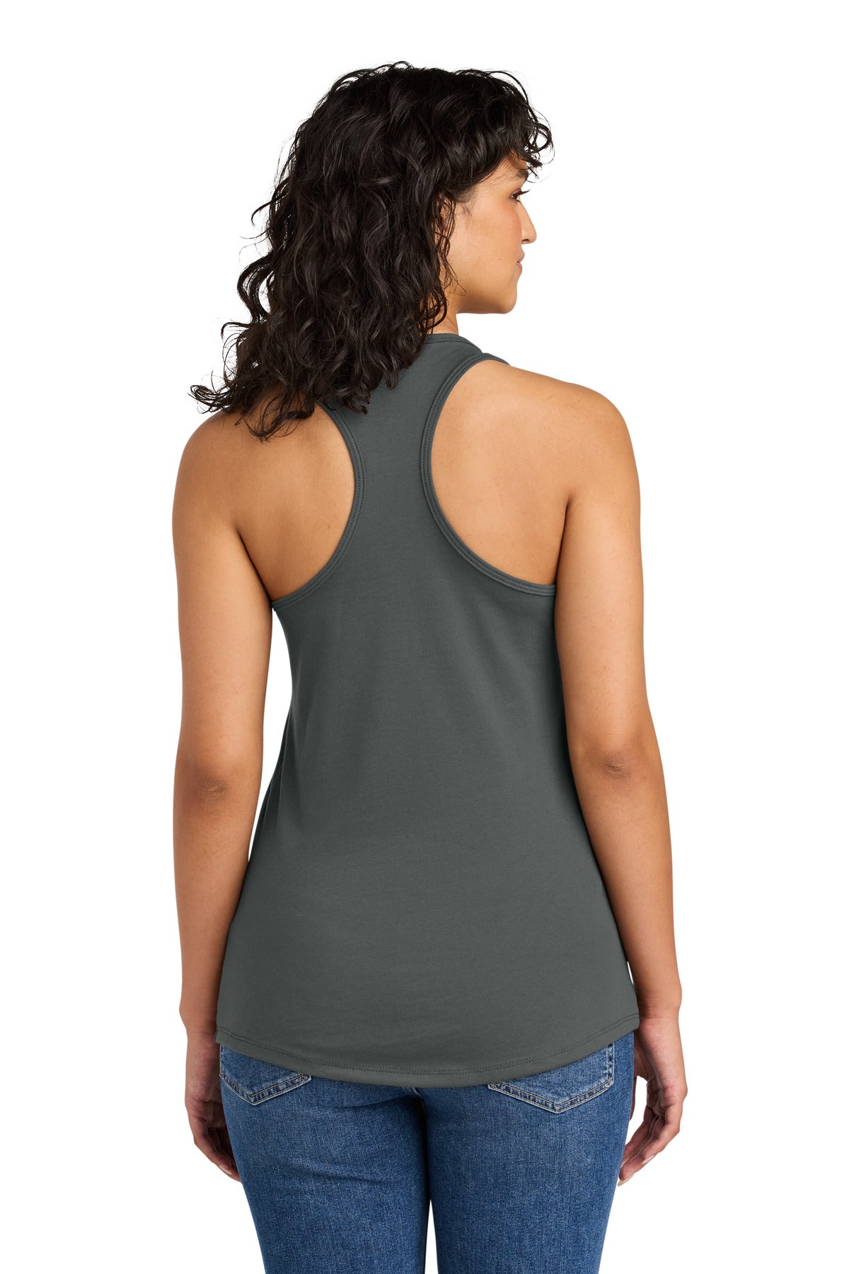 Next Level Apparel Women's Ideal Racerback Tank NL1533 - Dark Gray - back