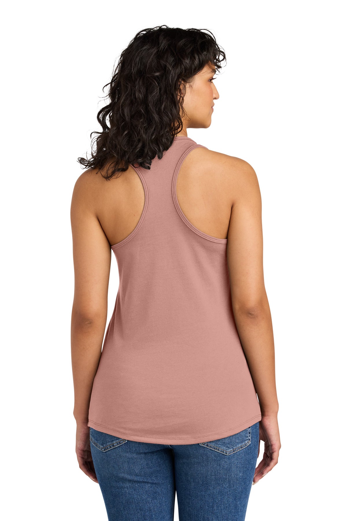 Next Level Apparel Women's Ideal Racerback Tank NL1533 - Desert Pink - back