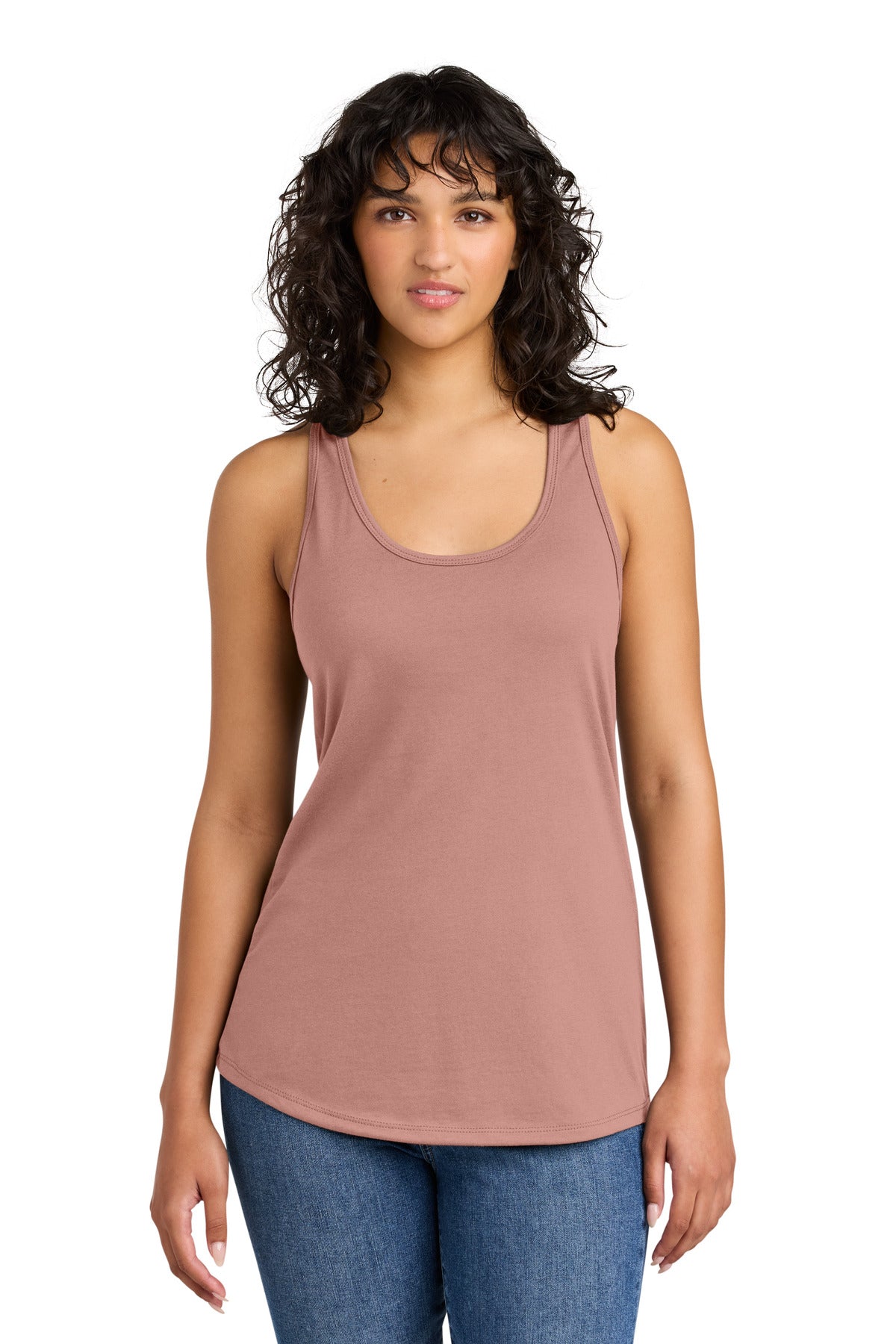 Next Level Apparel Women's Ideal Racerback Tank NL1533 - Desert Pink - front