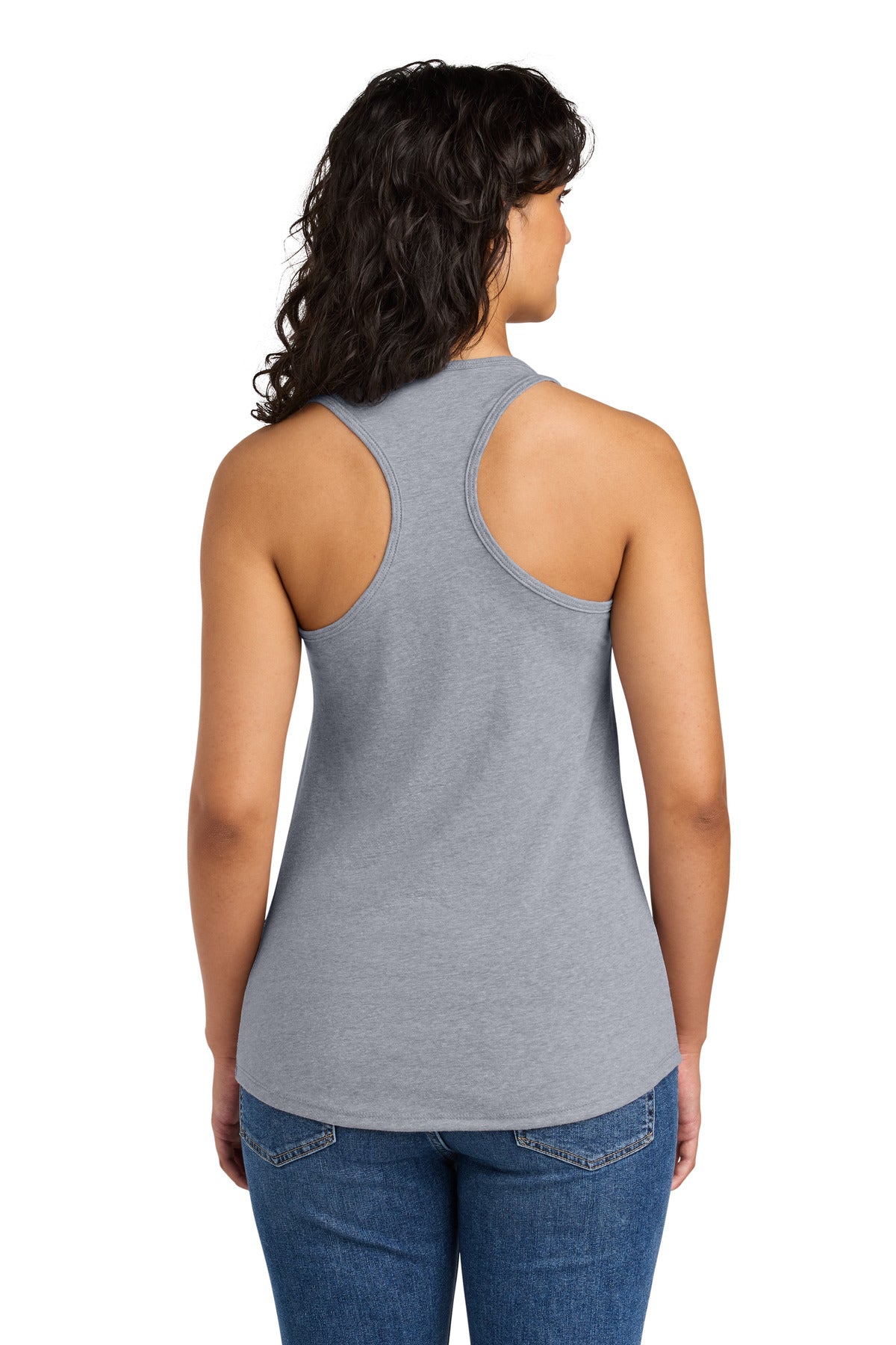Next Level Apparel Women's Ideal Racerback Tank NL1533 - Heather Gray - back