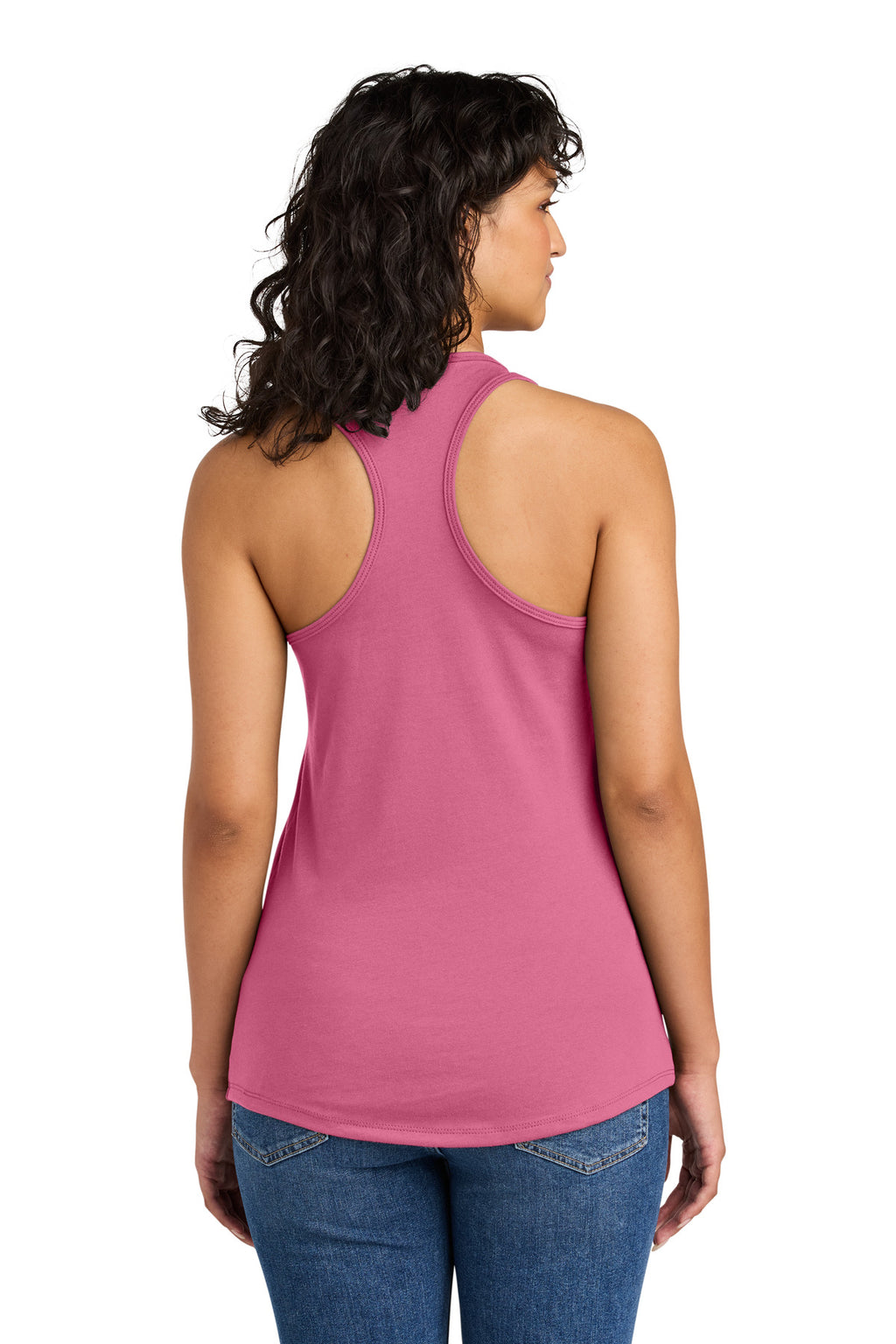 Next Level Apparel Women's Ideal Racerback Tank NL1533 - Hot Pink - back