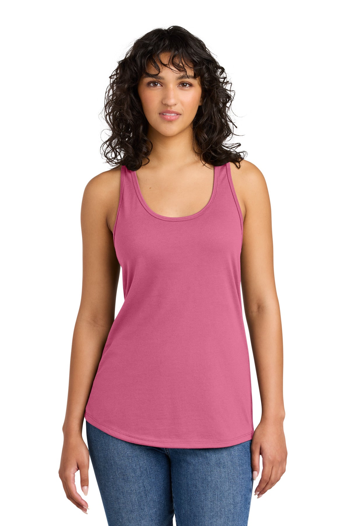 Next Level Apparel Women's Ideal Racerback Tank NL1533 - Hot Pink - front