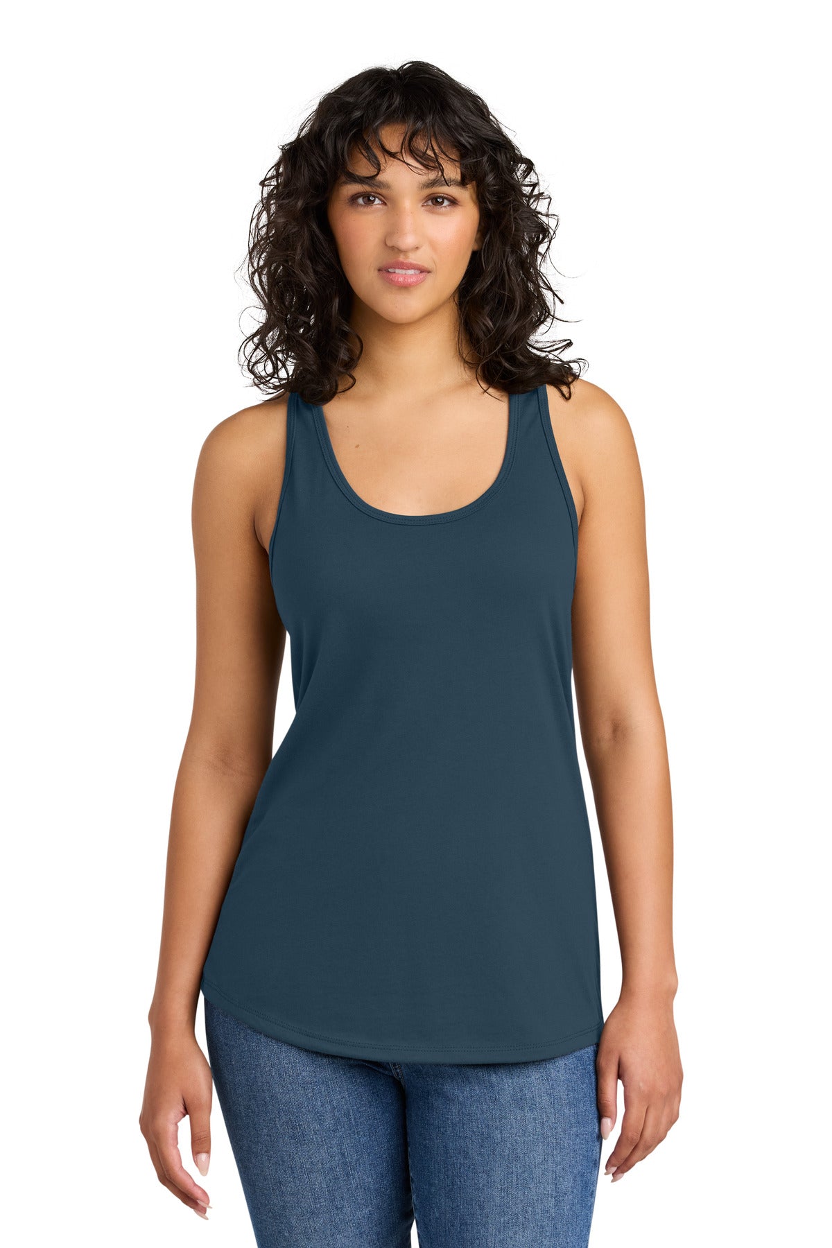 Next Level Apparel Women's Ideal Racerback Tank NL1533 - Indigo - front