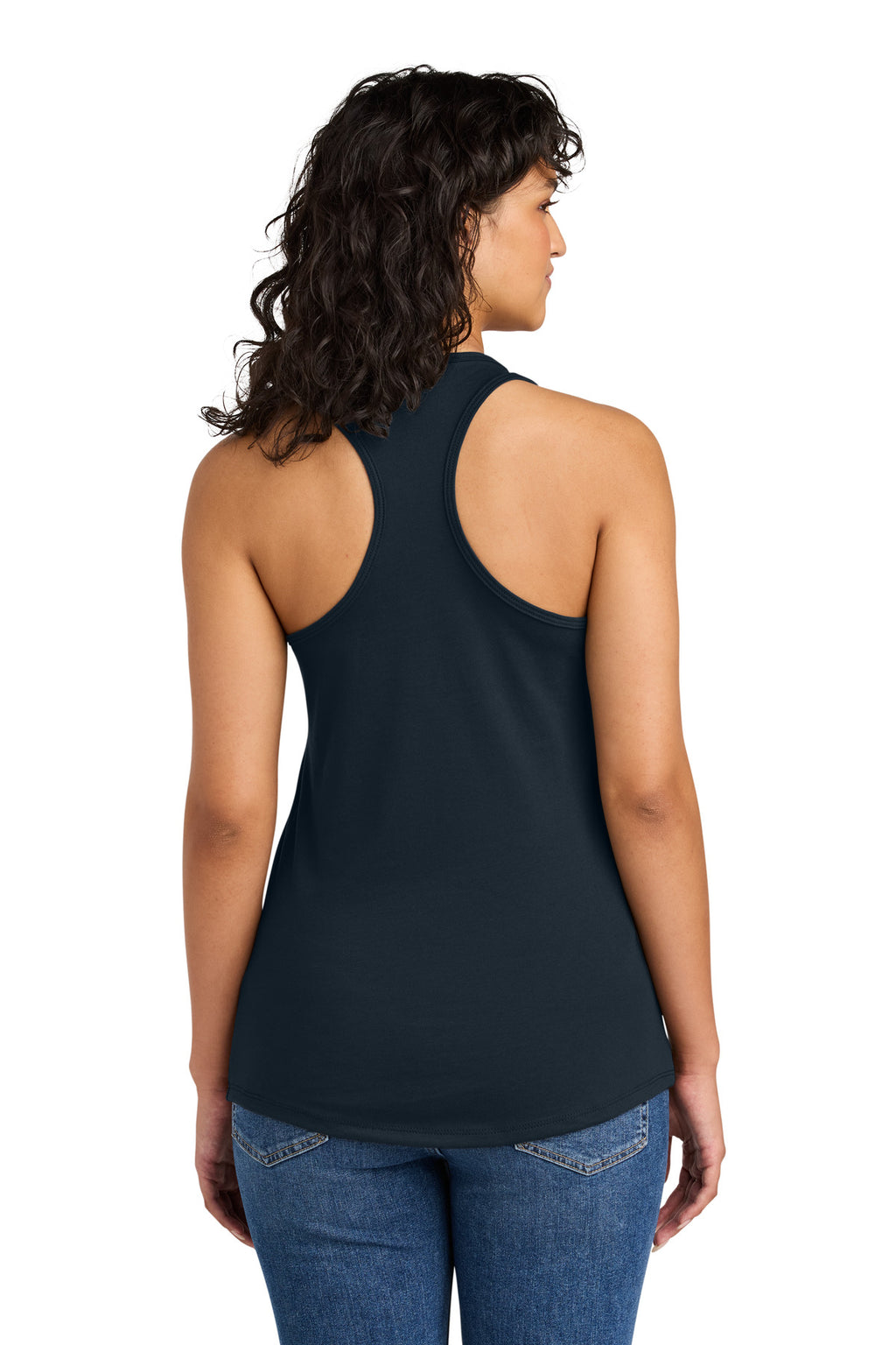 Next Level Apparel Women's Ideal Racerback Tank NL1533 - Midnight Navy - back