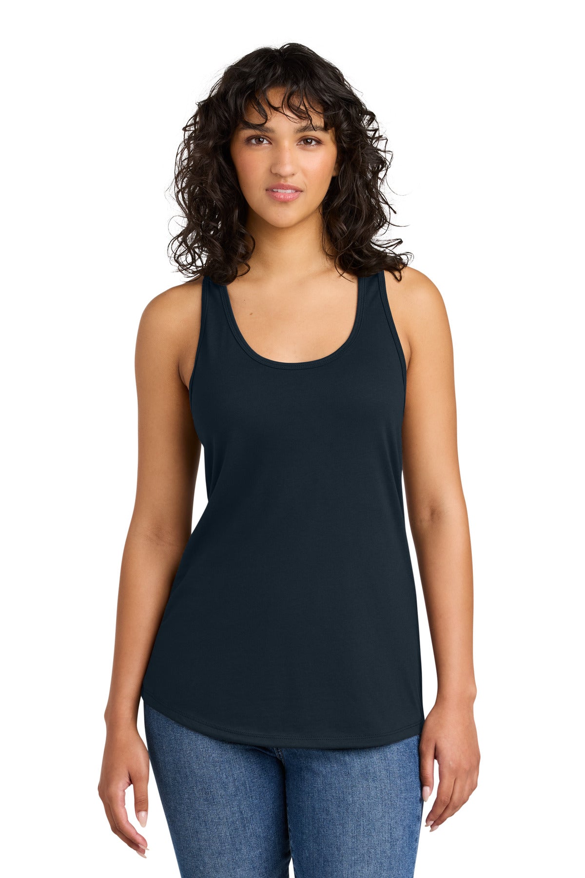 Next Level Apparel Women's Ideal Racerback Tank NL1533 - Midnight Navy - front