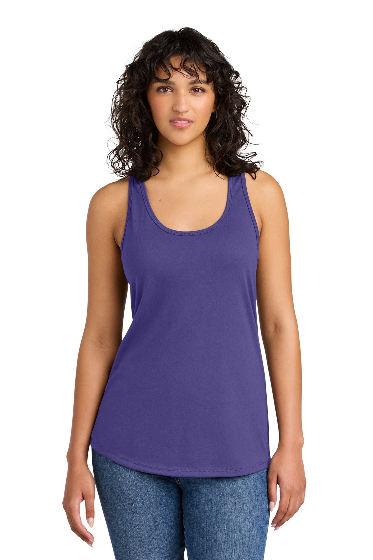 Next Level Apparel Women's Ideal Racerback Tank NL1533 - Purple Rush - front