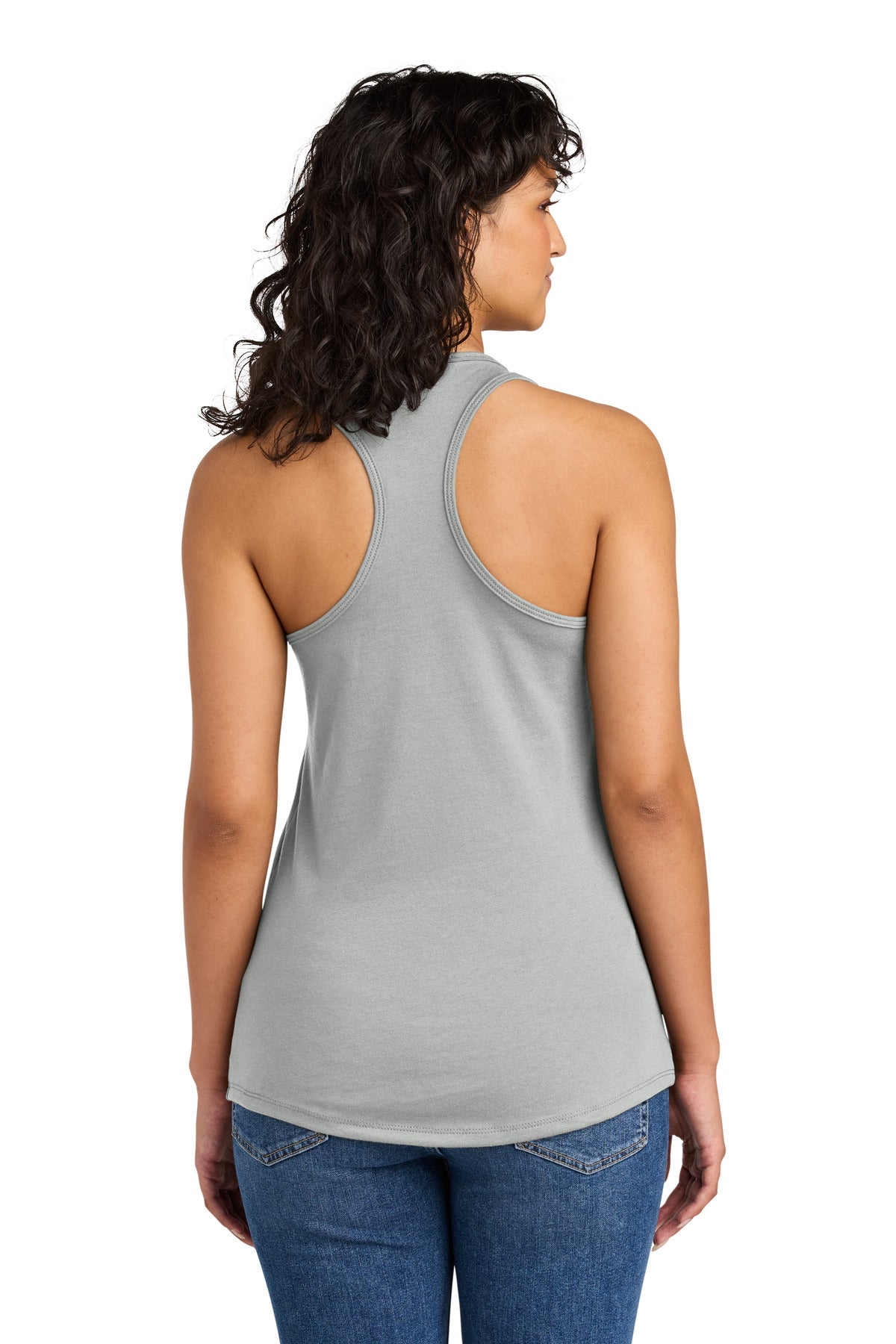 Next Level Apparel Women's Ideal Racerback Tank NL1533 - Silver - back
