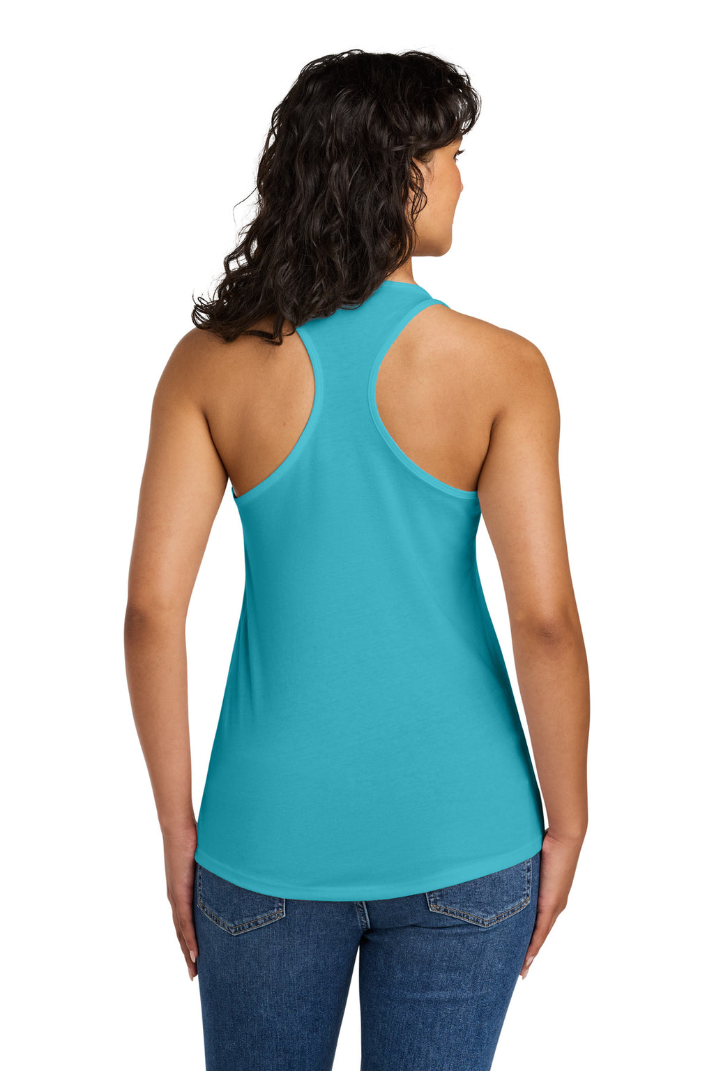 Next Level Apparel Women's Ideal Racerback Tank NL1533 - Tahiti Blue - back