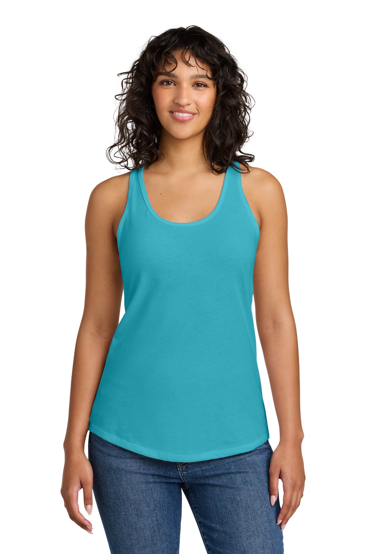 Next Level Apparel Women's Ideal Racerback Tank NL1533 - Tahiti Blue - front