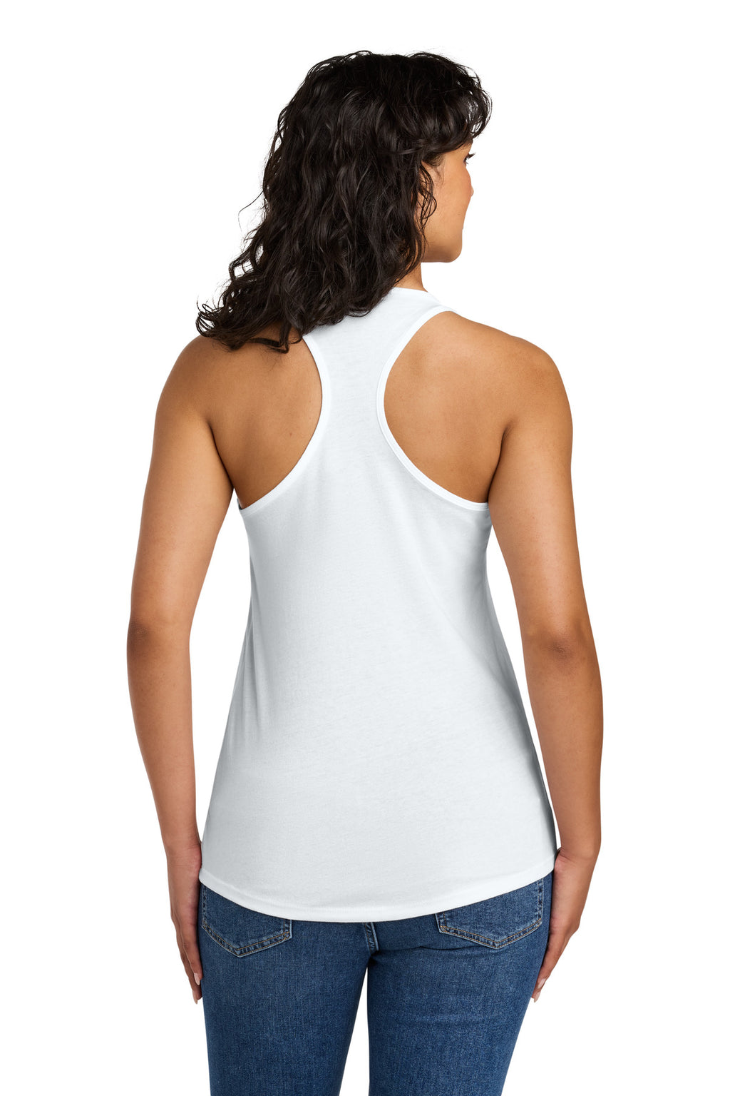 Next Level Apparel Women's Ideal Racerback Tank NL1533 - White - back