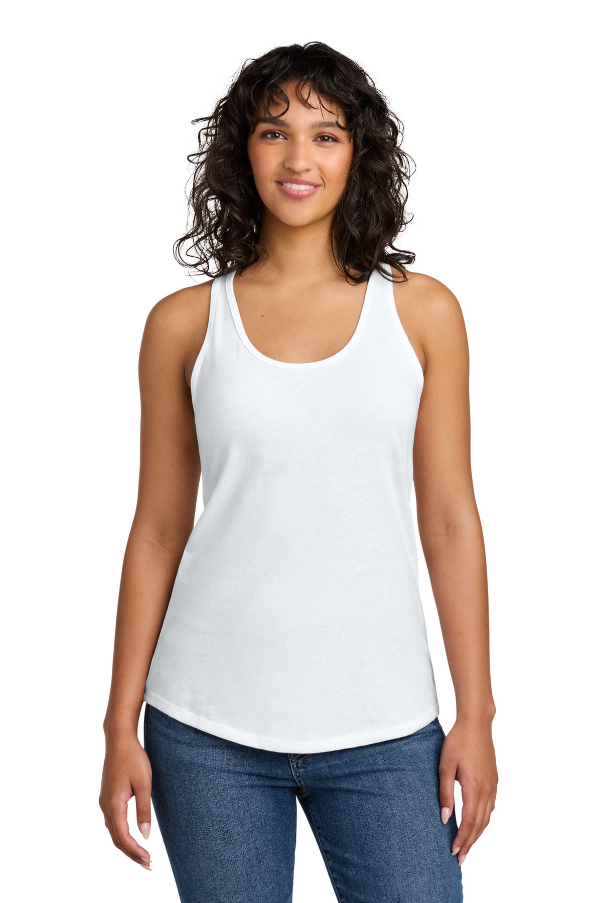 Next Level Apparel Women's Ideal Racerback Tank NL1533 - White - front