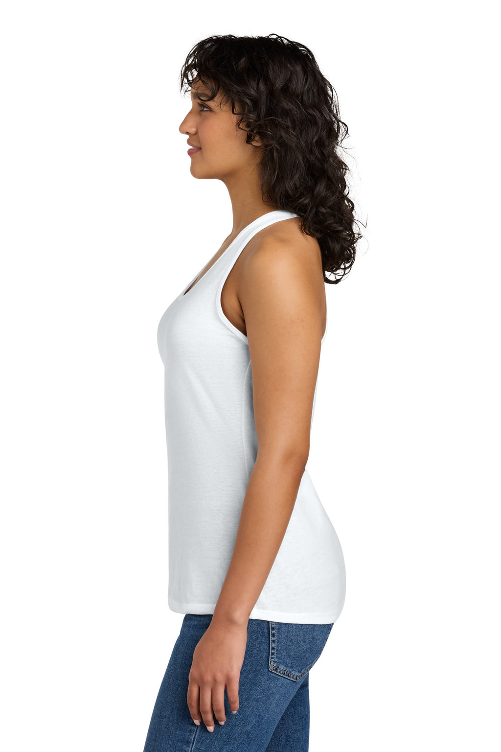 Next Level Apparel Women's Ideal Racerback Tank NL1533 - White - side