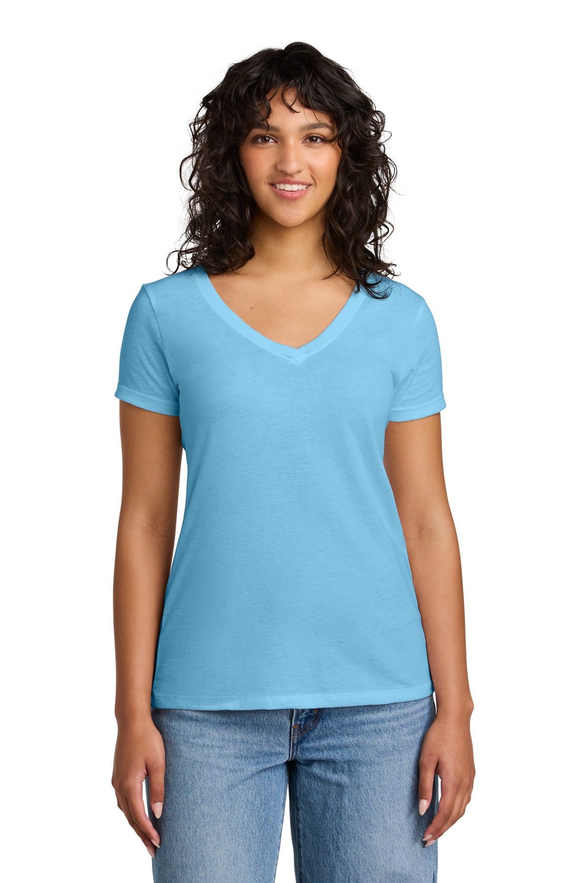 Next Level Apparel Women's Ideal V-Neck Tee NL1540 - Cancun - front