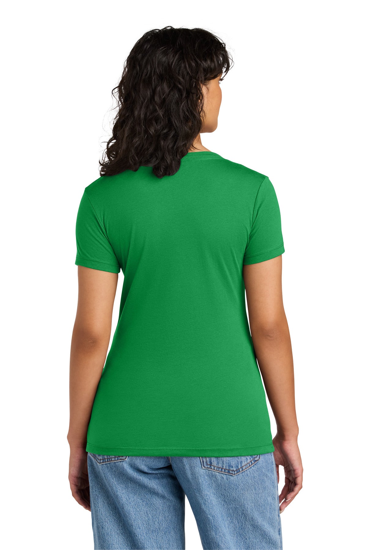 Next Level Apparel Women's Ideal V-Neck Tee NL1540 - Kelly Green - back