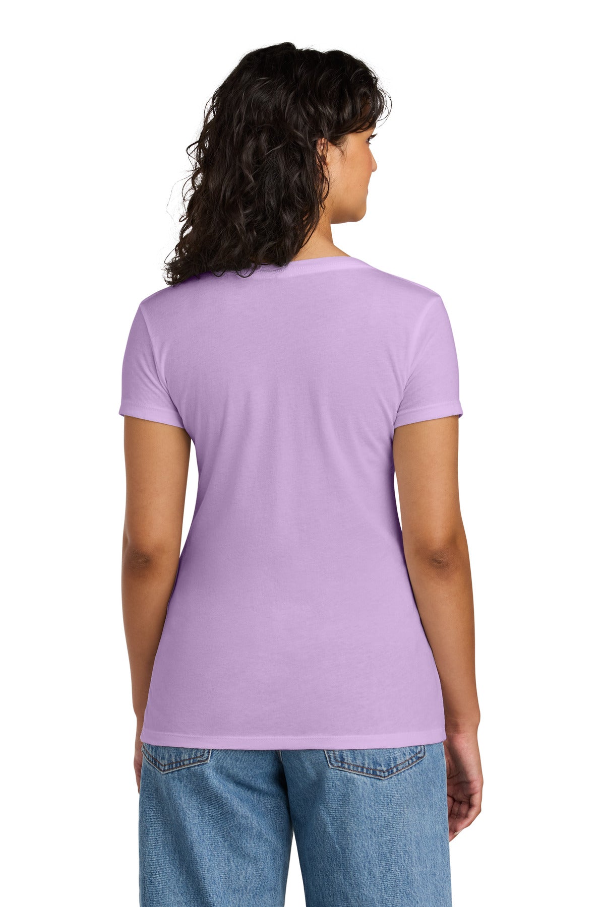 Next Level Apparel Women's Ideal V-Neck Tee NL1540 - Lilac - back