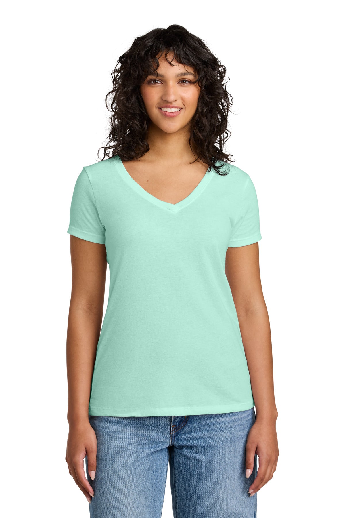 Next Level Apparel Women's Ideal V-Neck Tee NL1540 - Mint - front