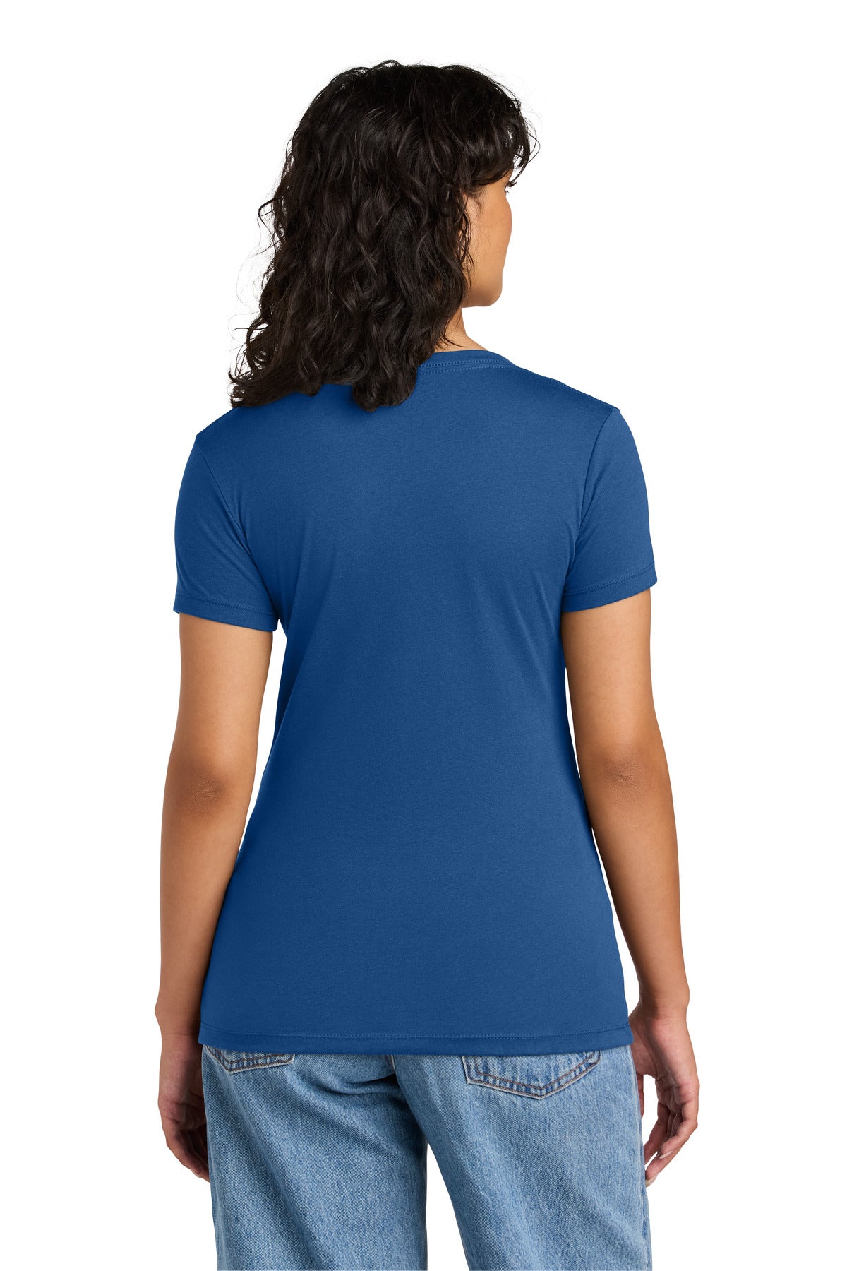 Next Level Apparel Women's Ideal V-Neck Tee NL1540 - Royal - back