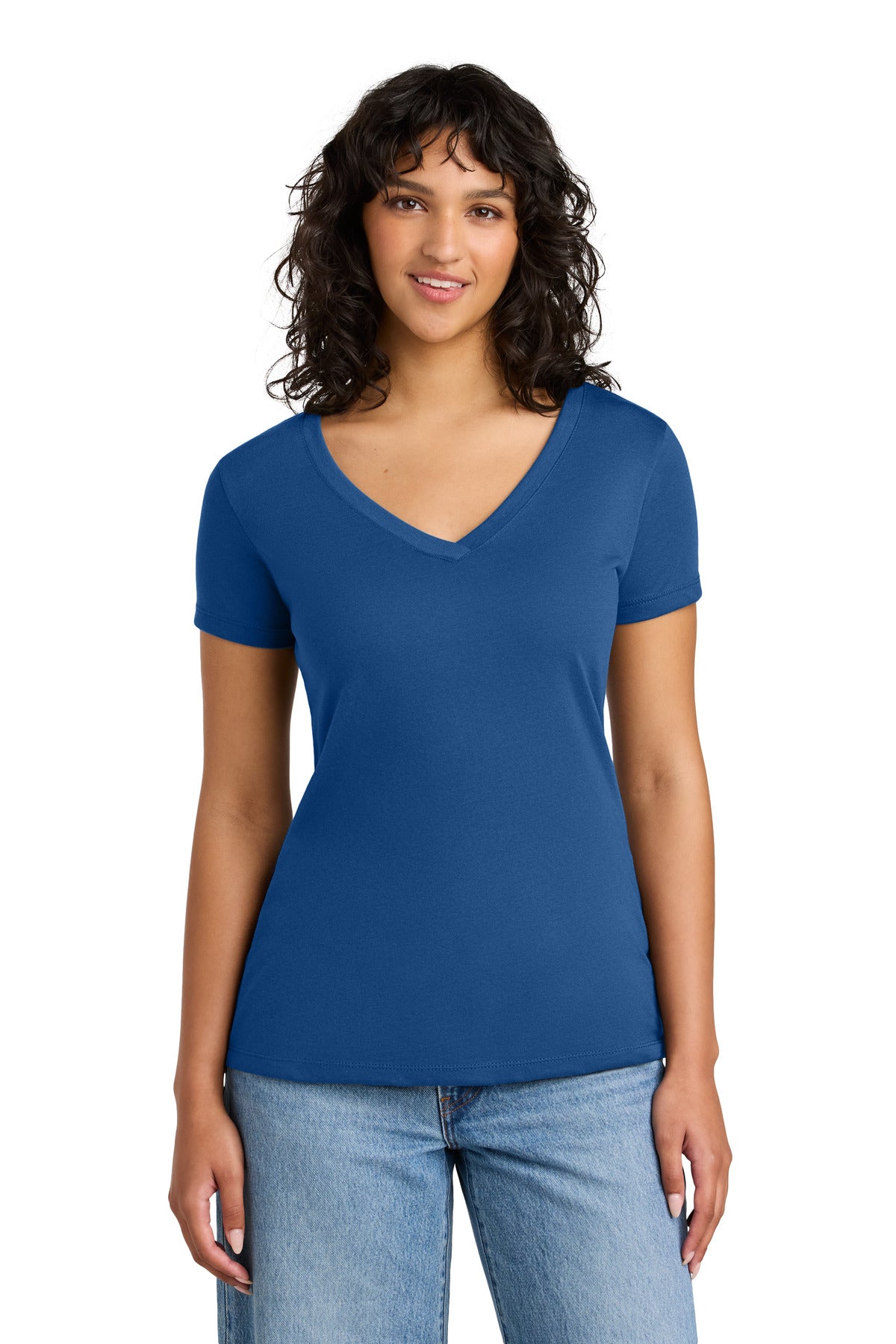 Next Level Apparel Women's Ideal V-Neck Tee NL1540 - Royal - front