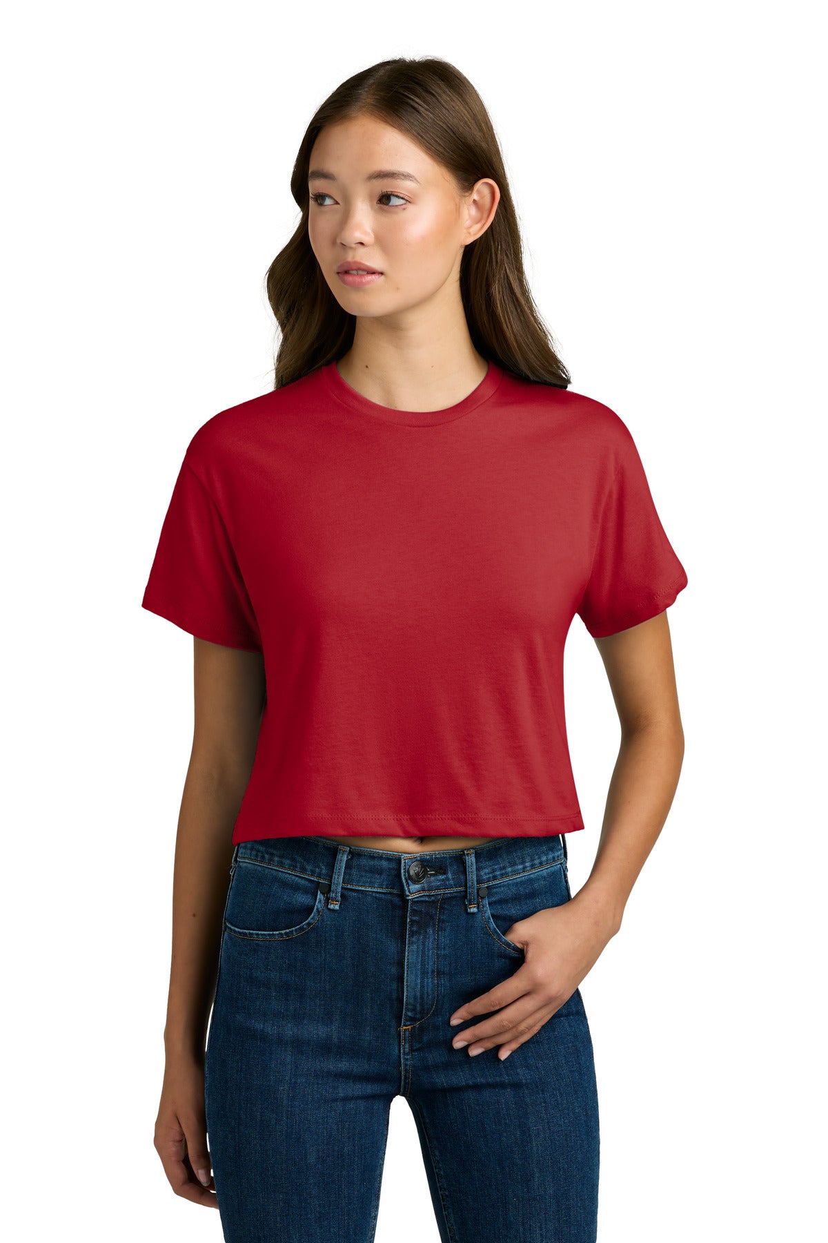 Next Level Apparel Women's Ideal Crop Top NL1580 - Red - front