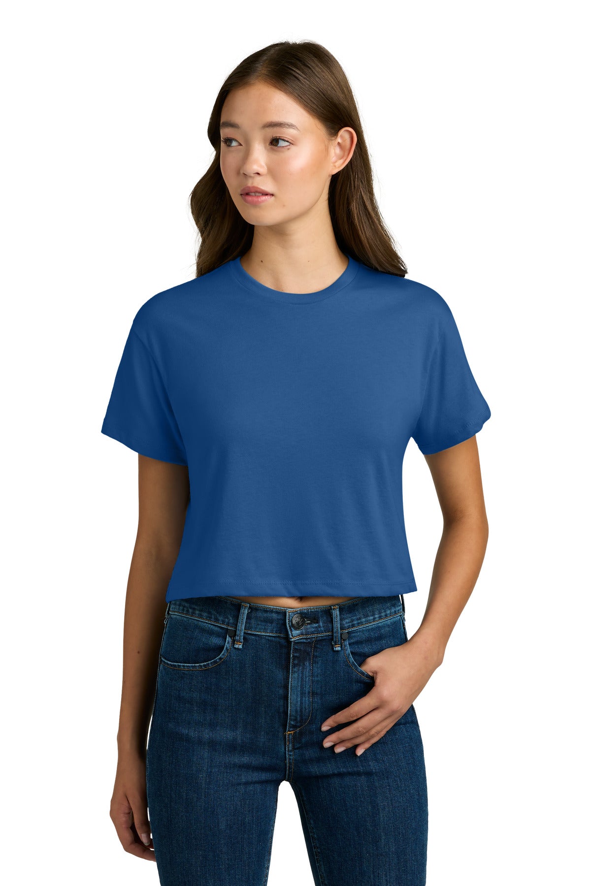 Next Level Apparel Women's Ideal Crop Top NL1580 - Royal - front