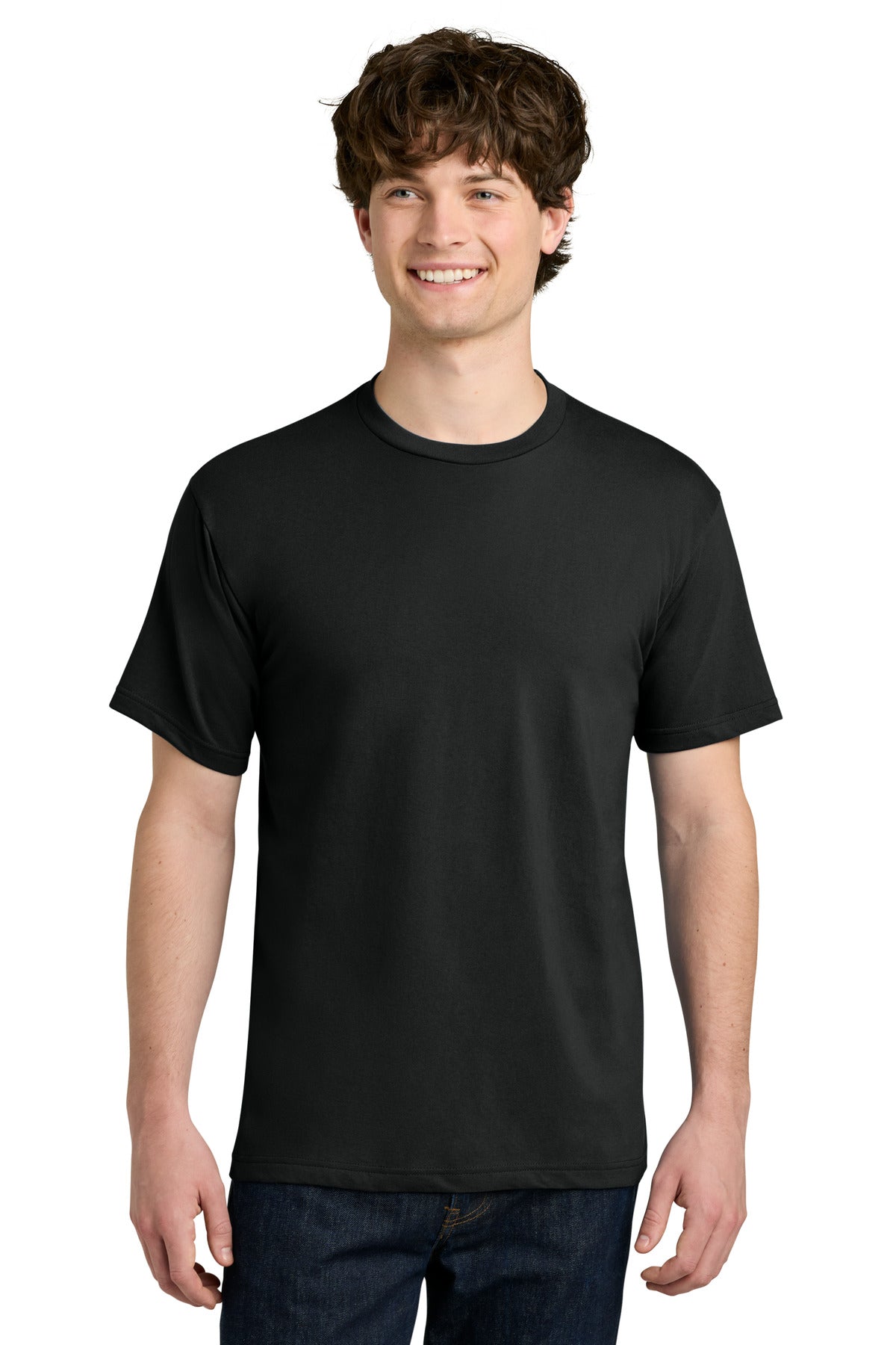 Next Level Apparel Ideal Jersey Tee NL1810 - Black - front