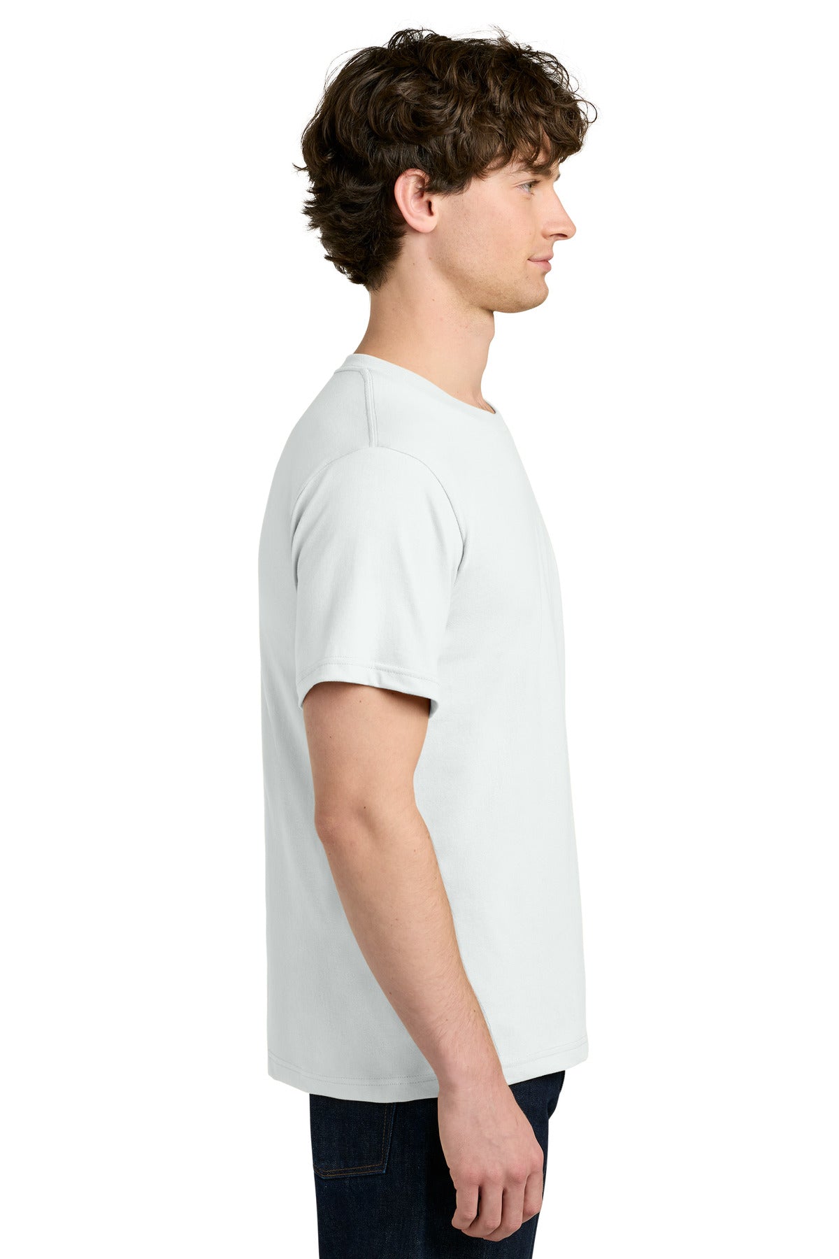 Next Level Apparel Ideal Jersey Tee NL1810 - Bone - side