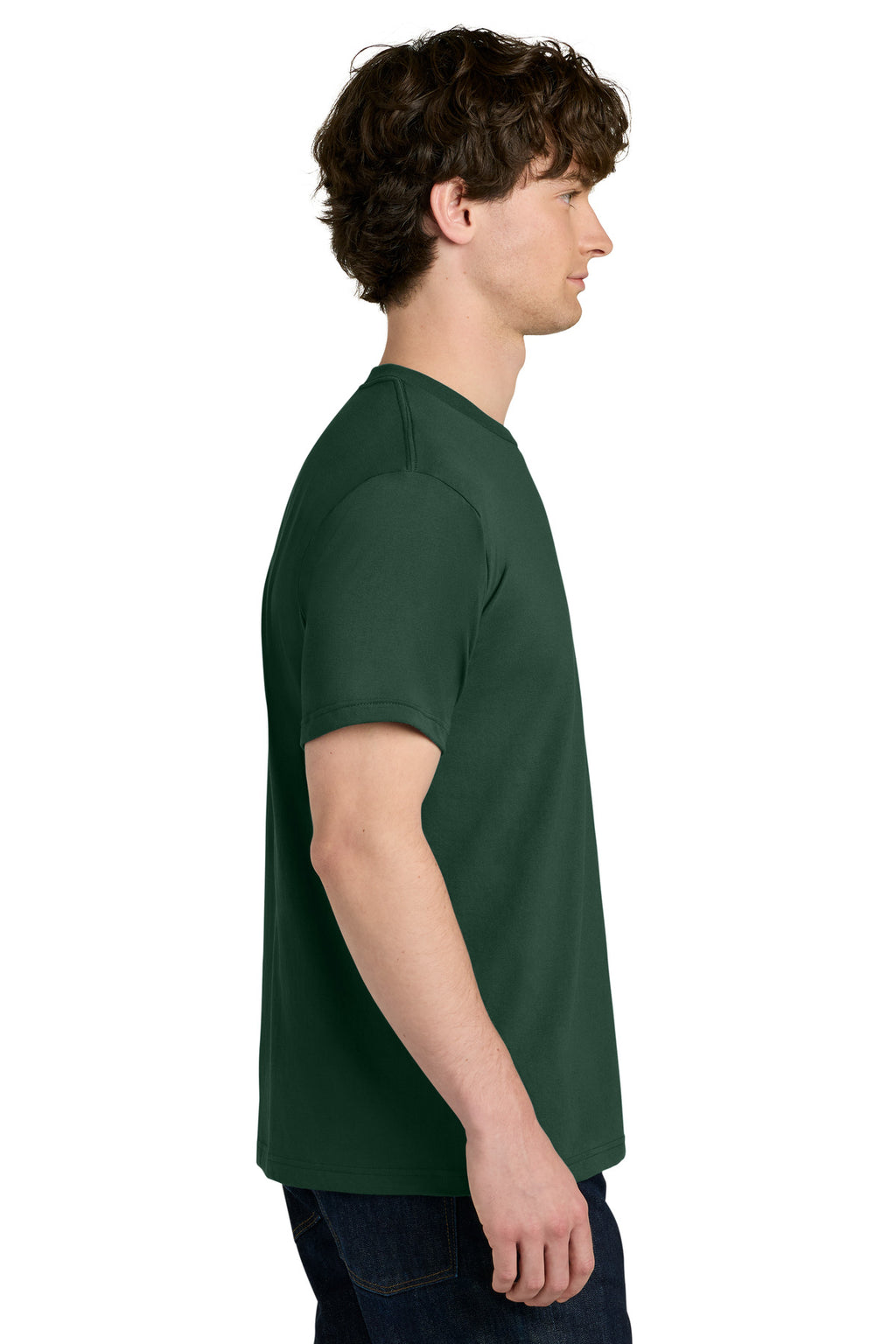 Next Level Apparel Ideal Jersey Tee NL1810 - Forest Green - side